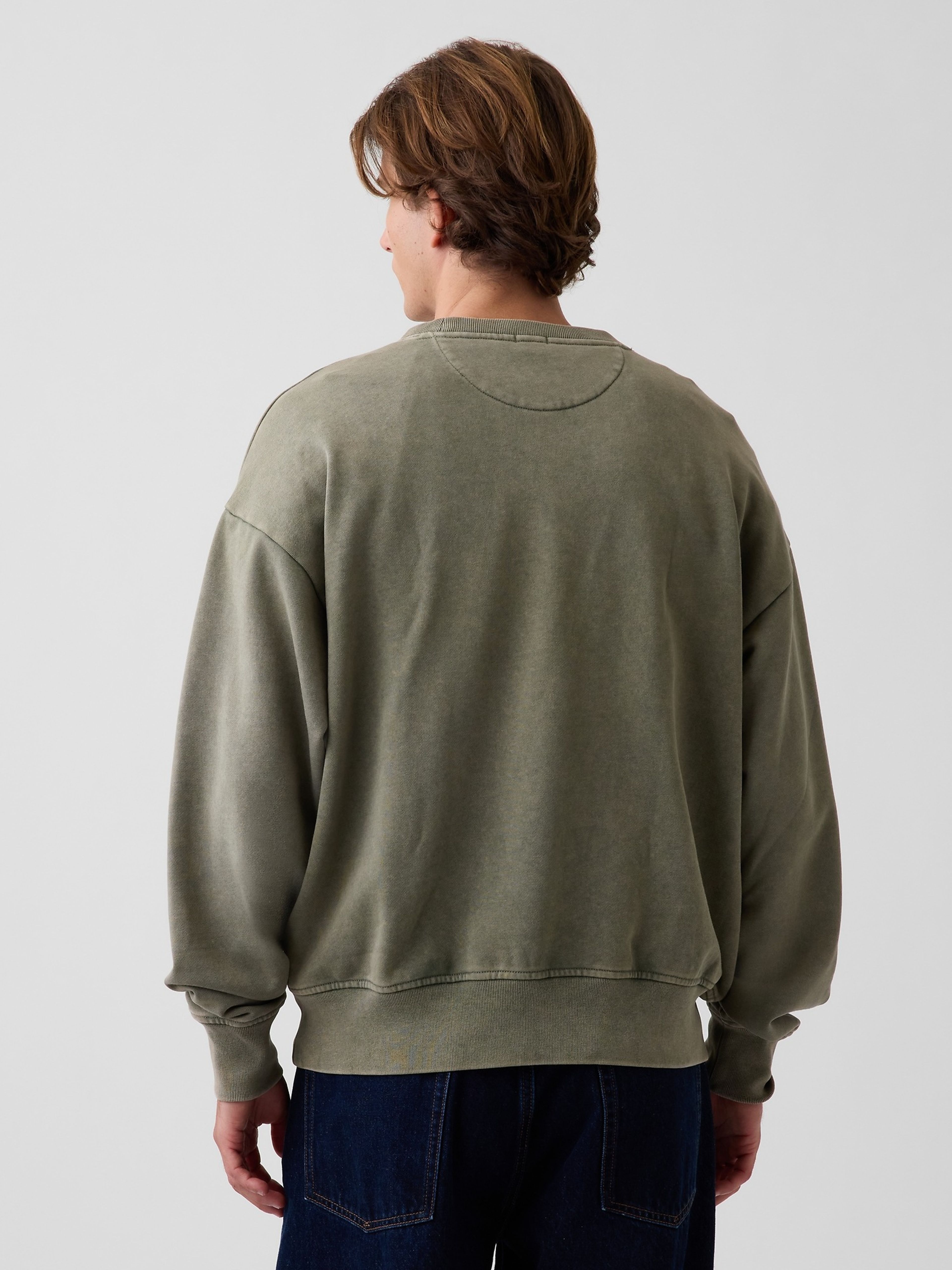 Bluza oversize Heavyweight z logo - 003