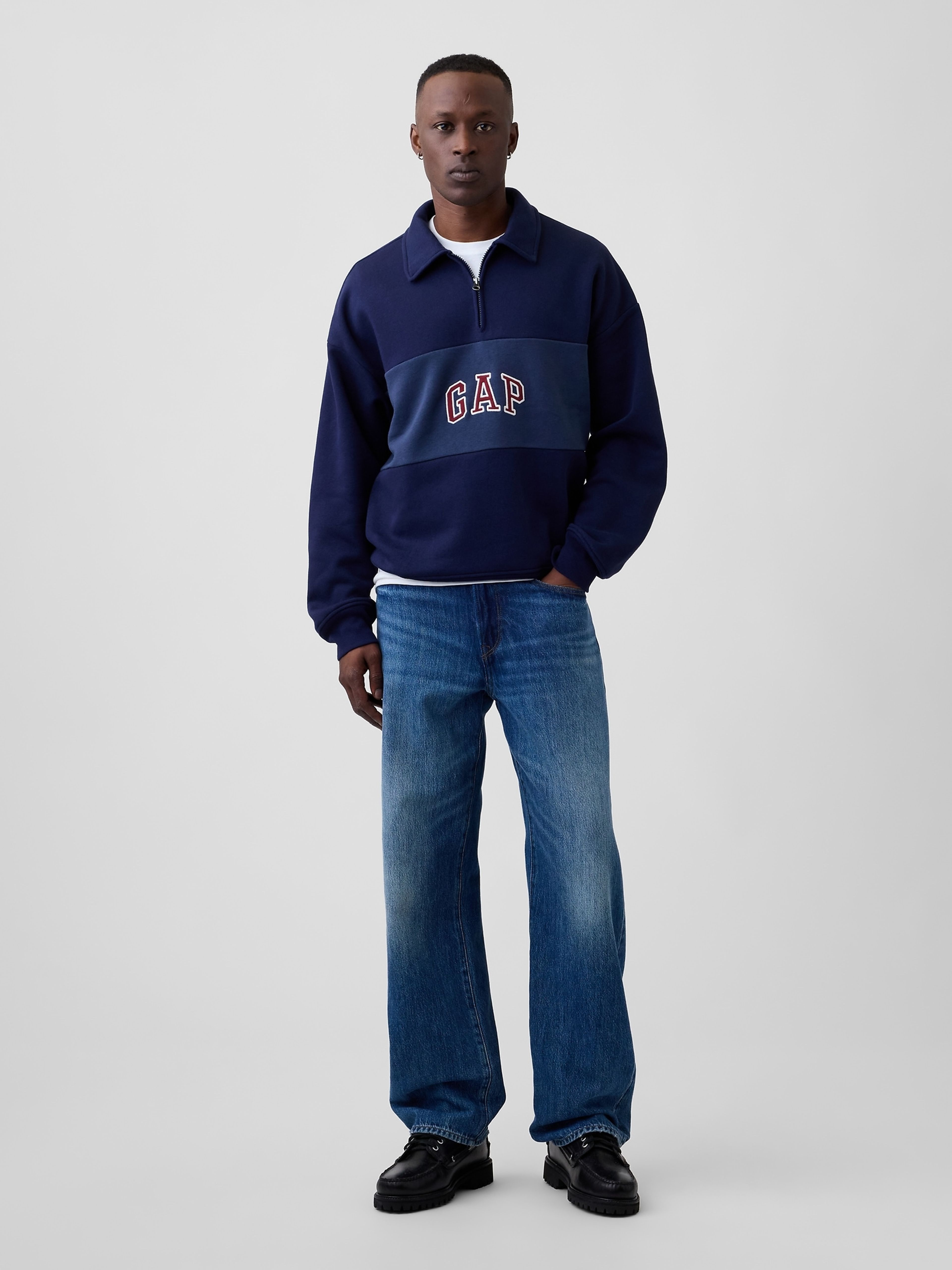 Oversize mikina s logem - 003
