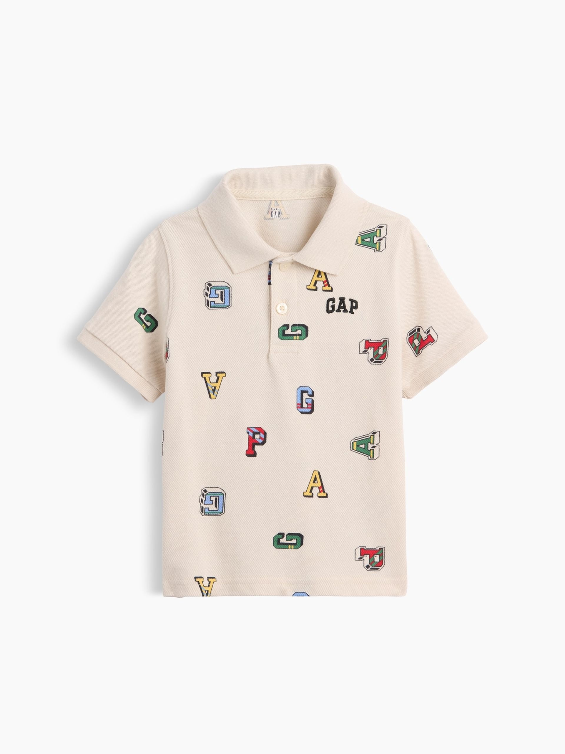 Baby Piqué polo tričko s logem - 001
