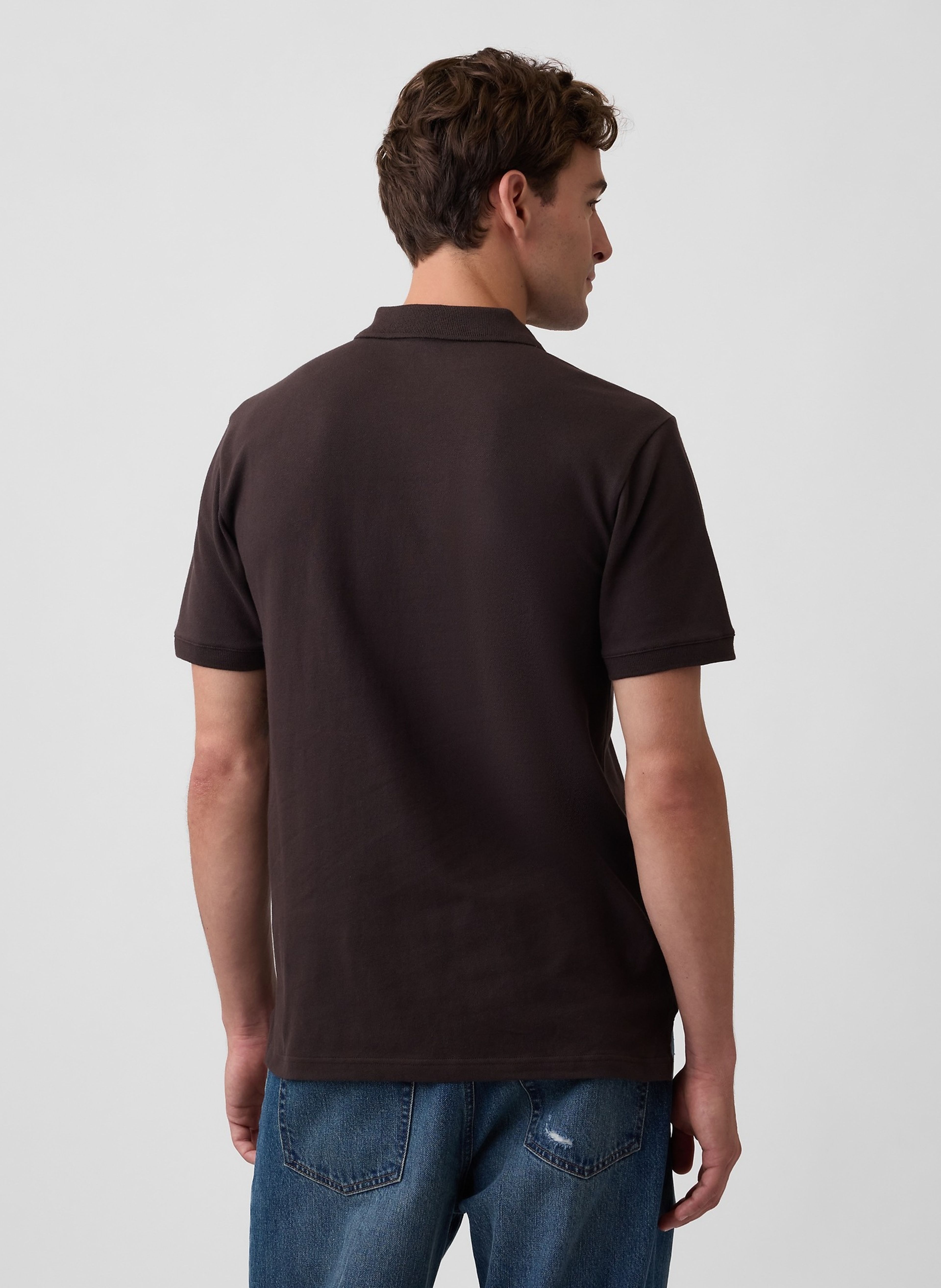 Polo tričko piqué s logem - 003