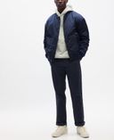 Spodnie khaki Straight GapFlex-Granatowy - 001