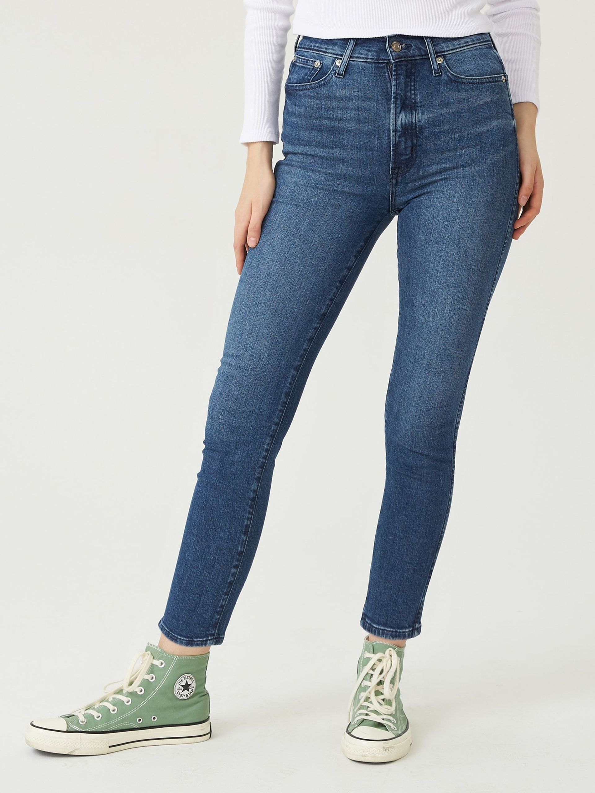 Jean High Rise Slim Vintage Washwell - 001