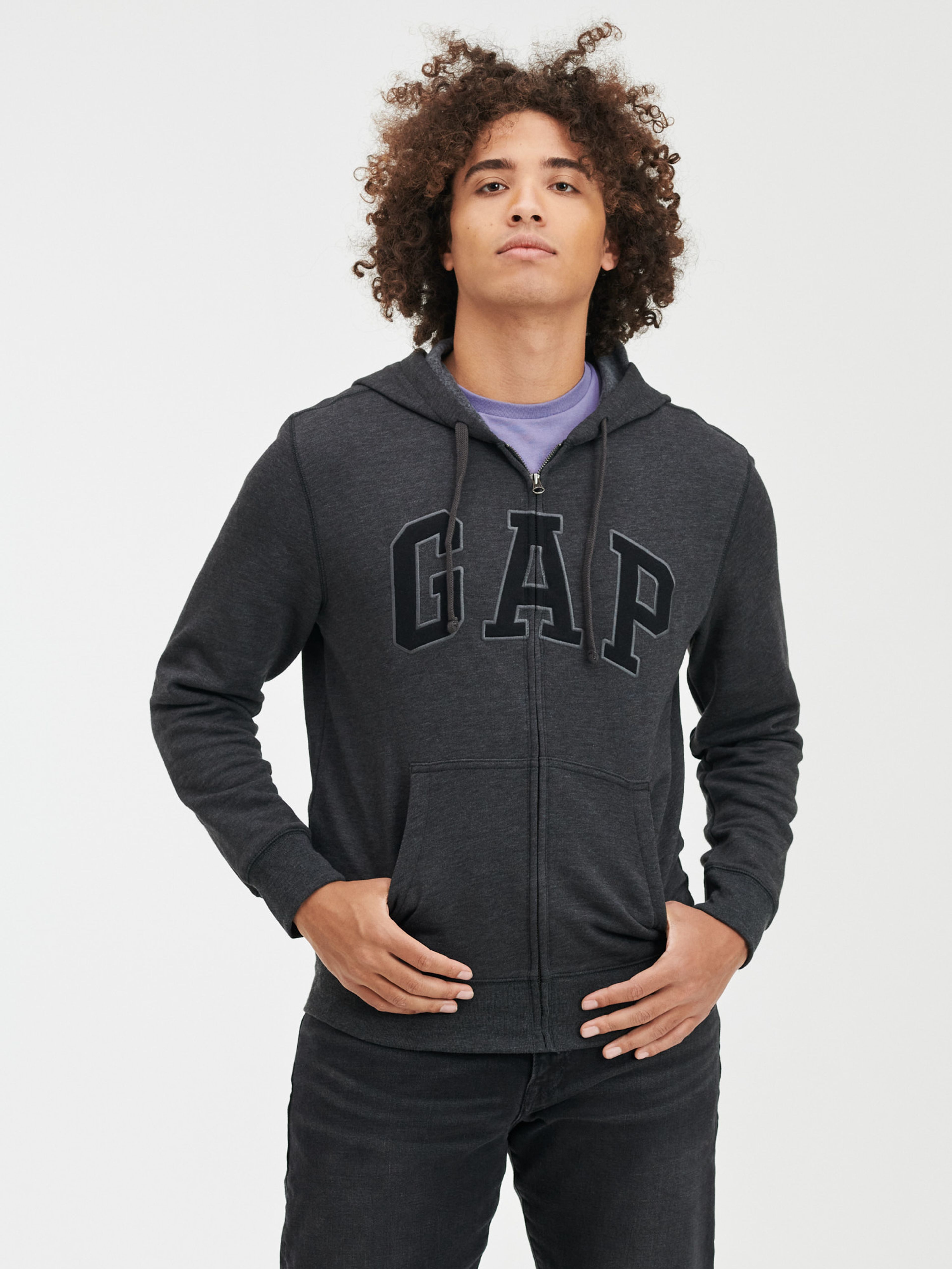 Sweatjacke mit Reißverschluss mit GAP Logo