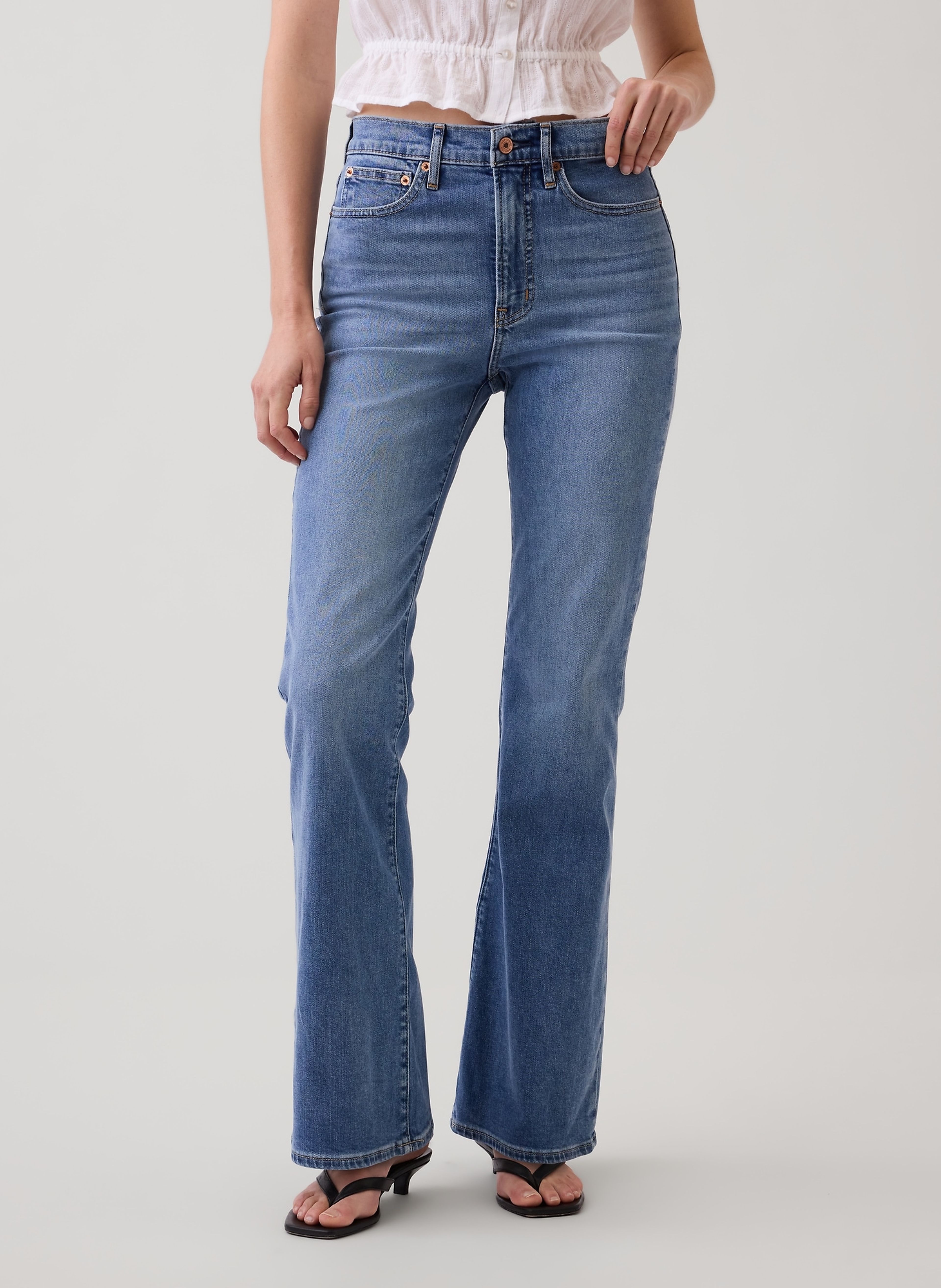 Jeans High Rise 70s Flare - 002