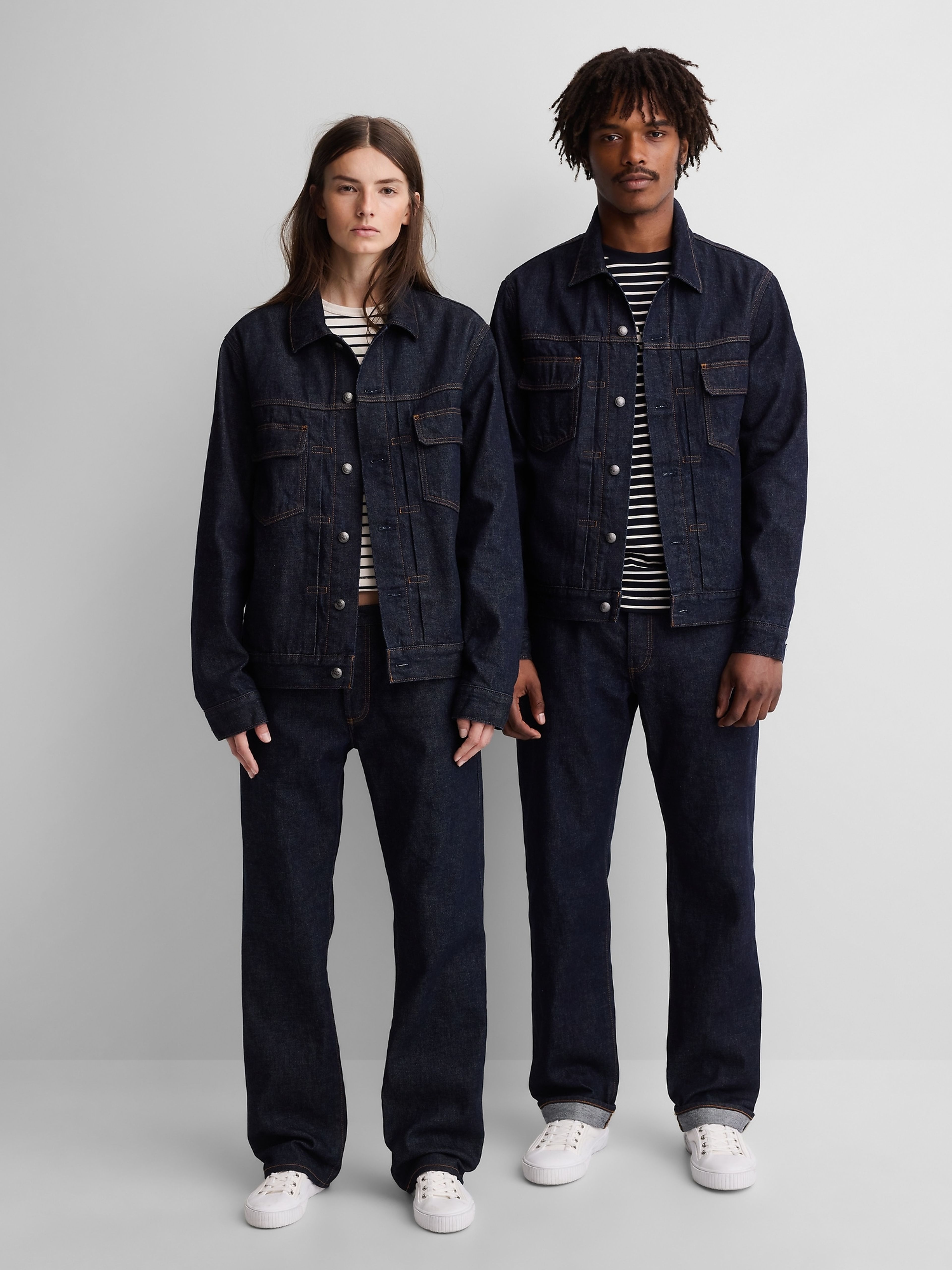 Spijkerjack van Japans denim Gap × A.P.C. unisex - 006