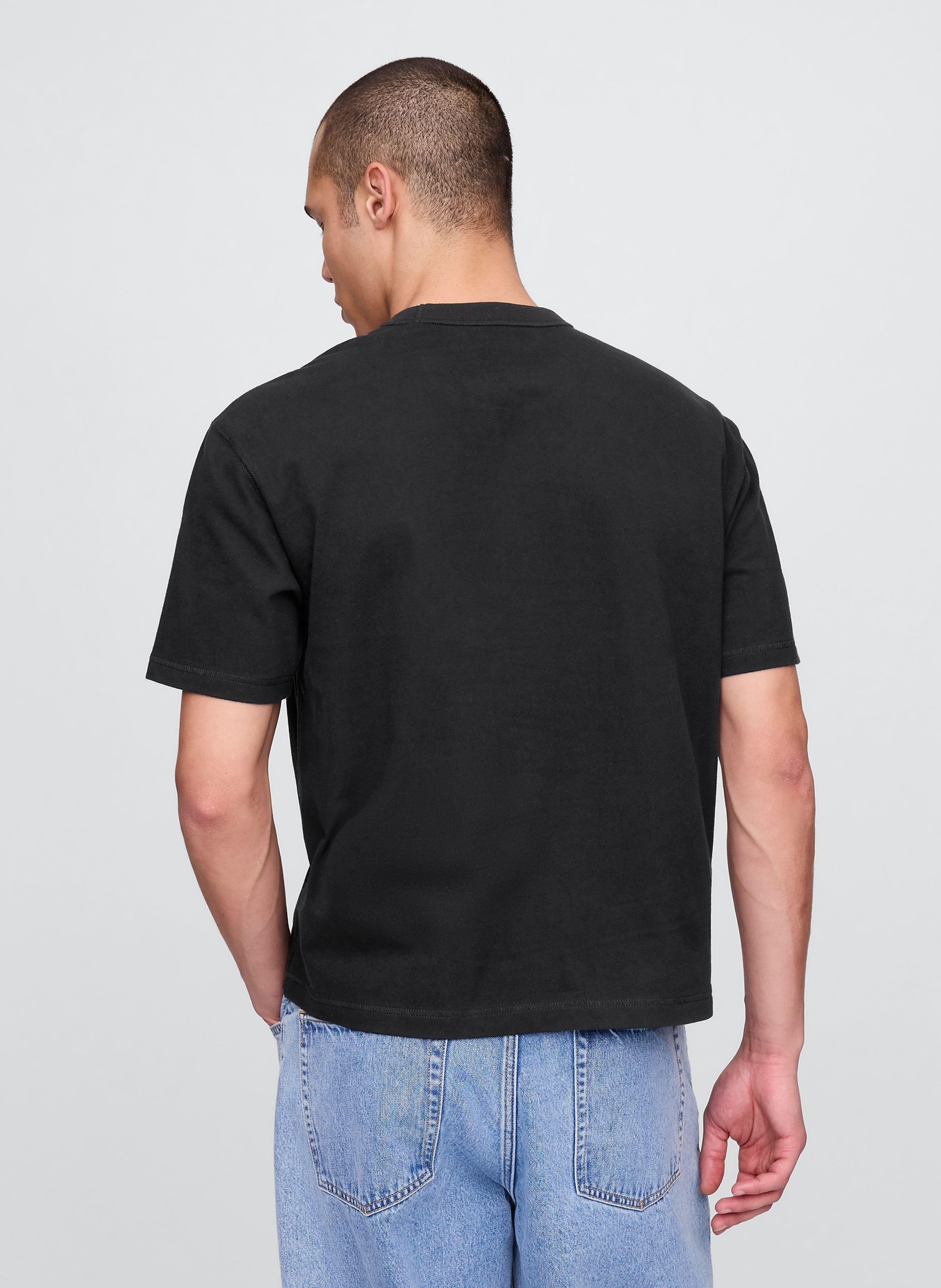 Crop T-shirt Heavyweight unisex - 003