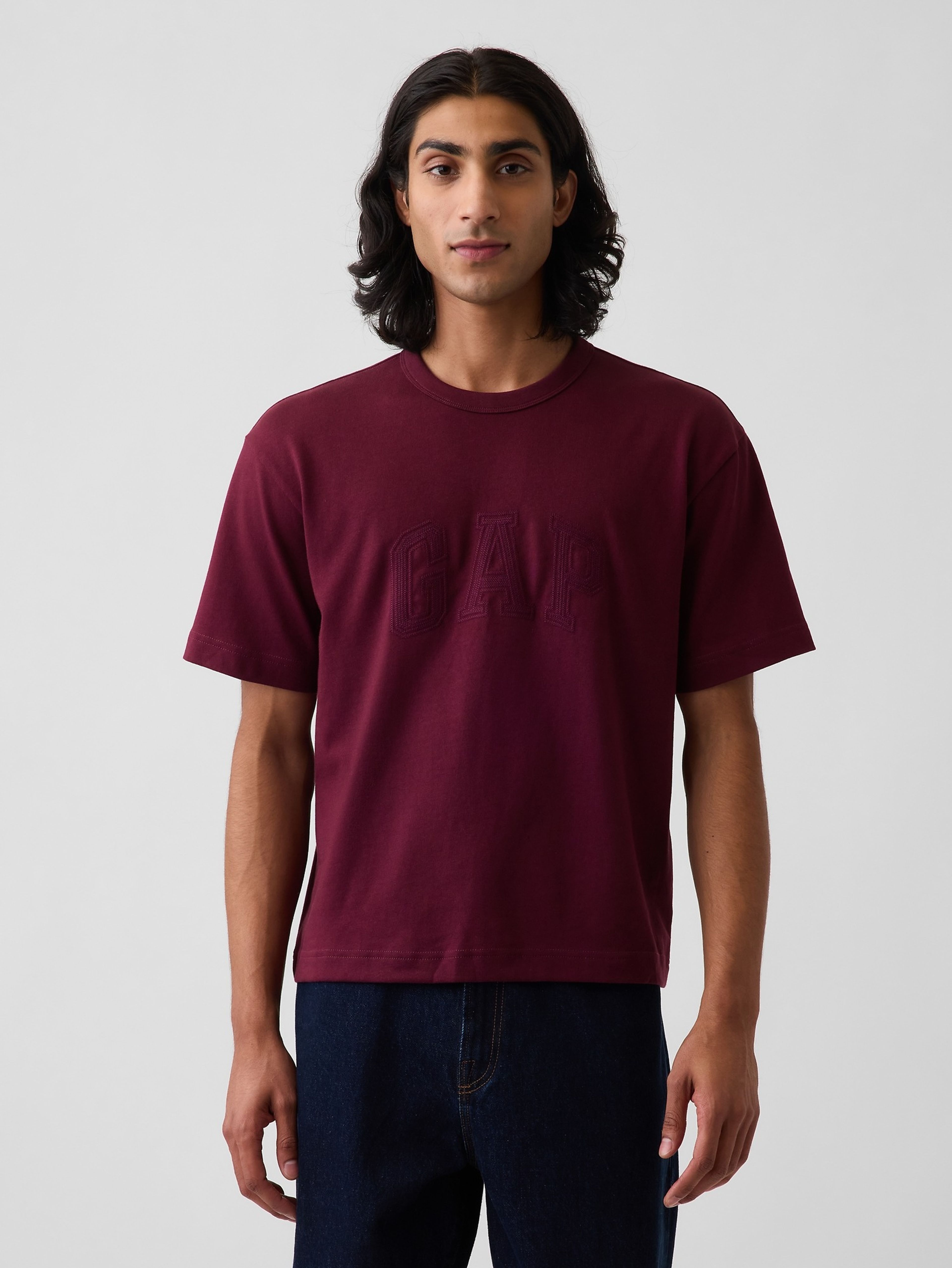 Crop T-shirt Heavyweight z logo - 001