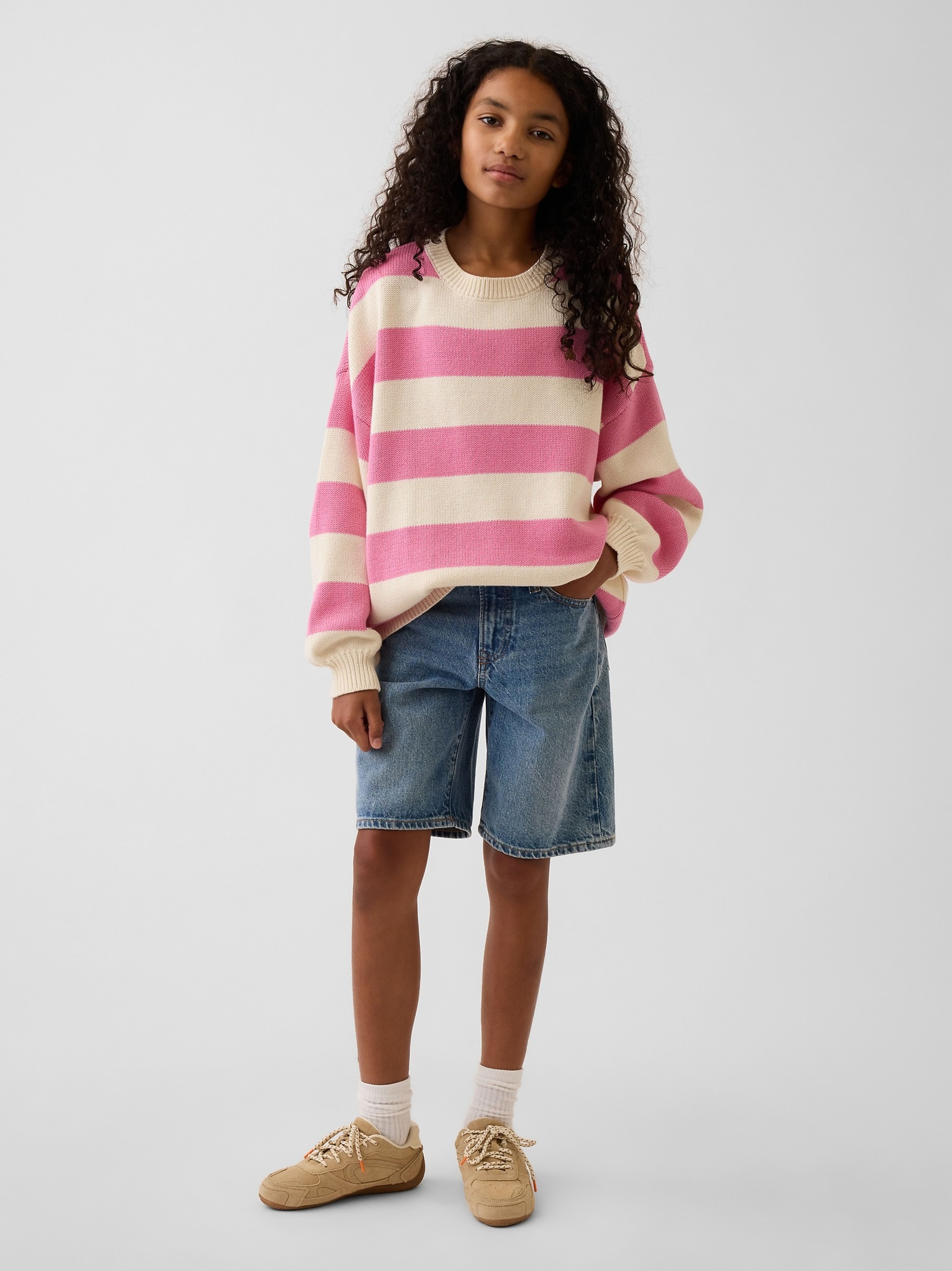 Gyerek oversize pulóver Brannan Bear - 003