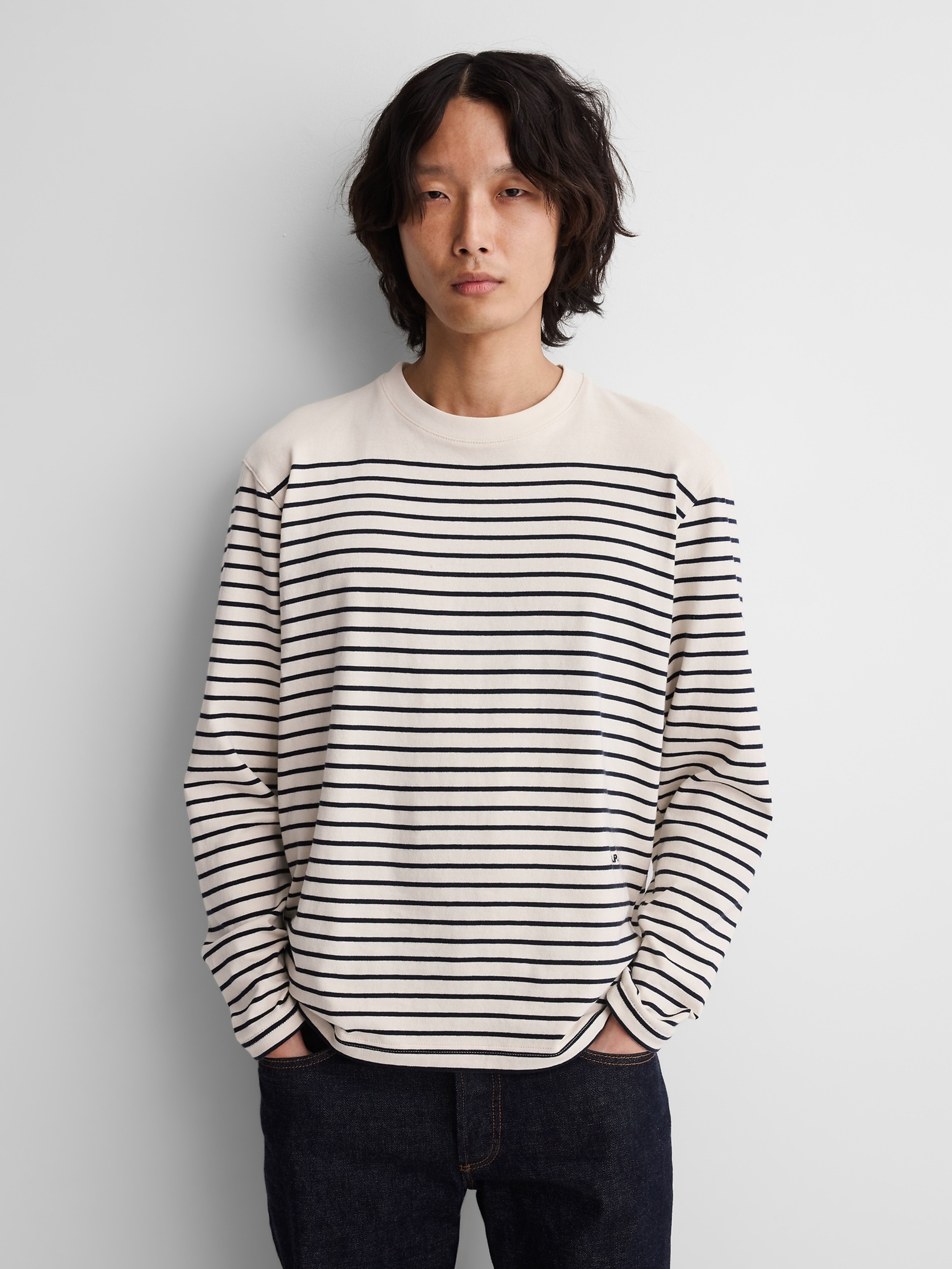 Gestreept T-shirt Gap × A.P.C. unisex - 001