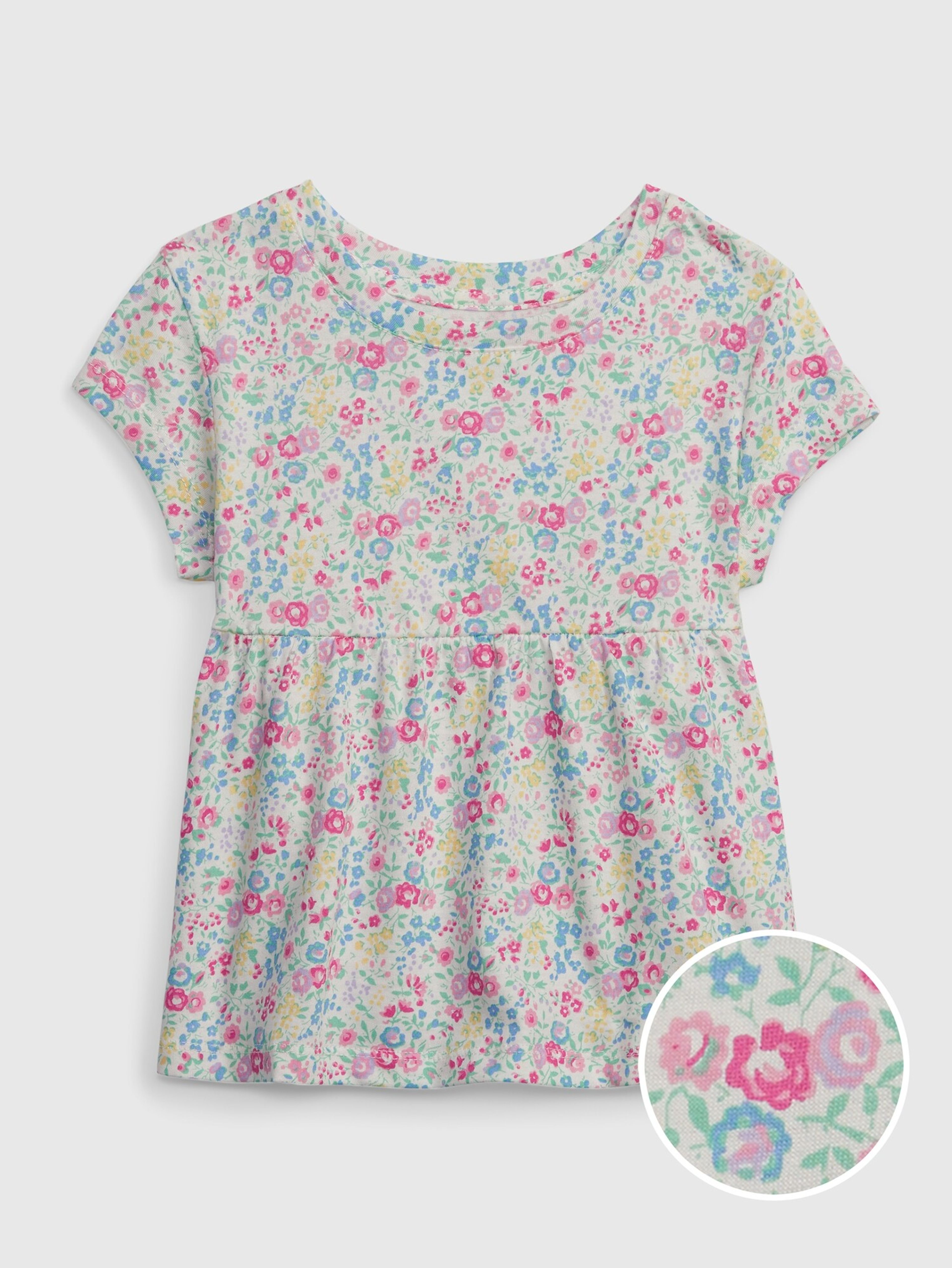 Blumen-T-Shirt für Kinder