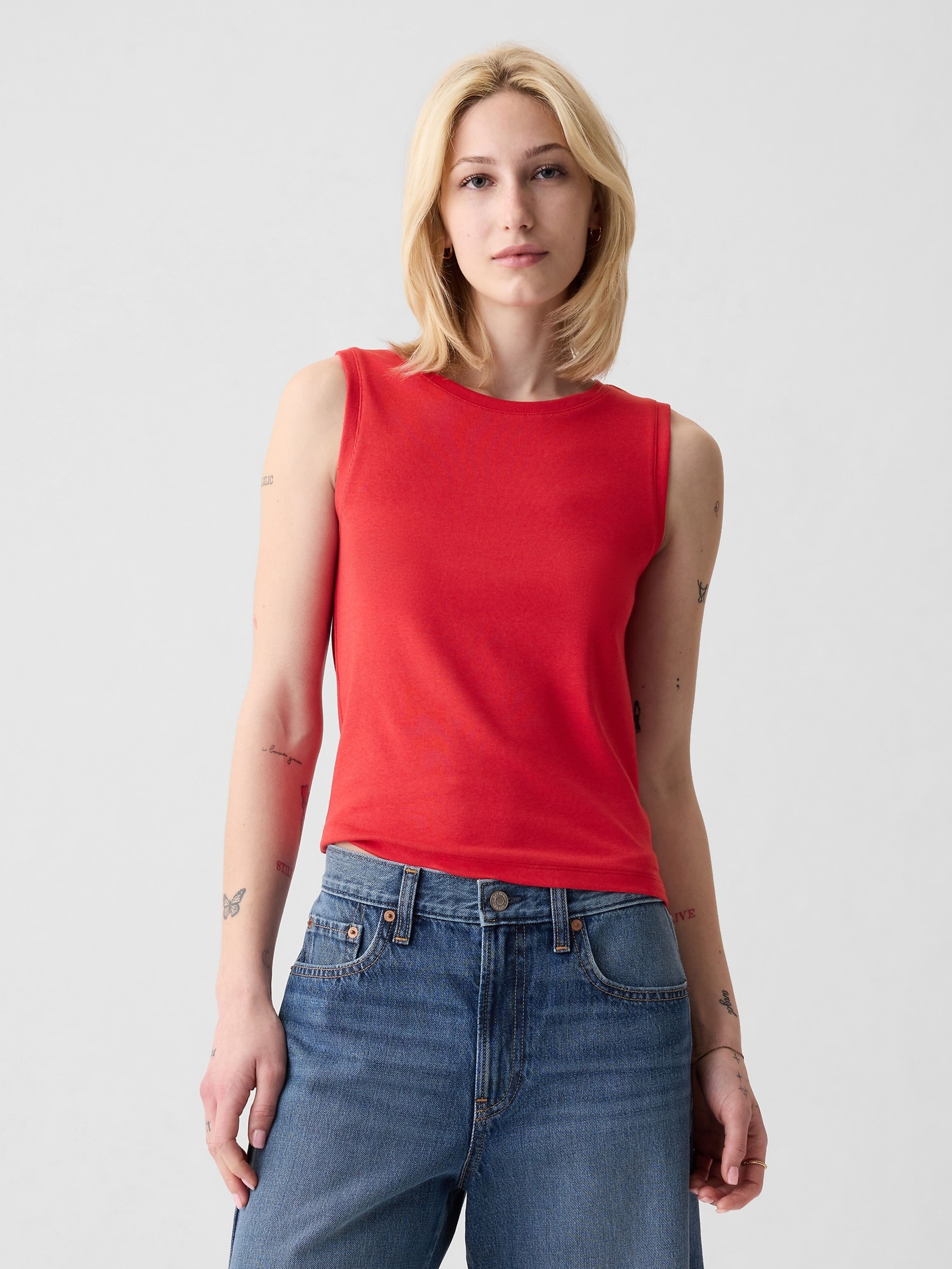 Kurzes Tanktop cropped