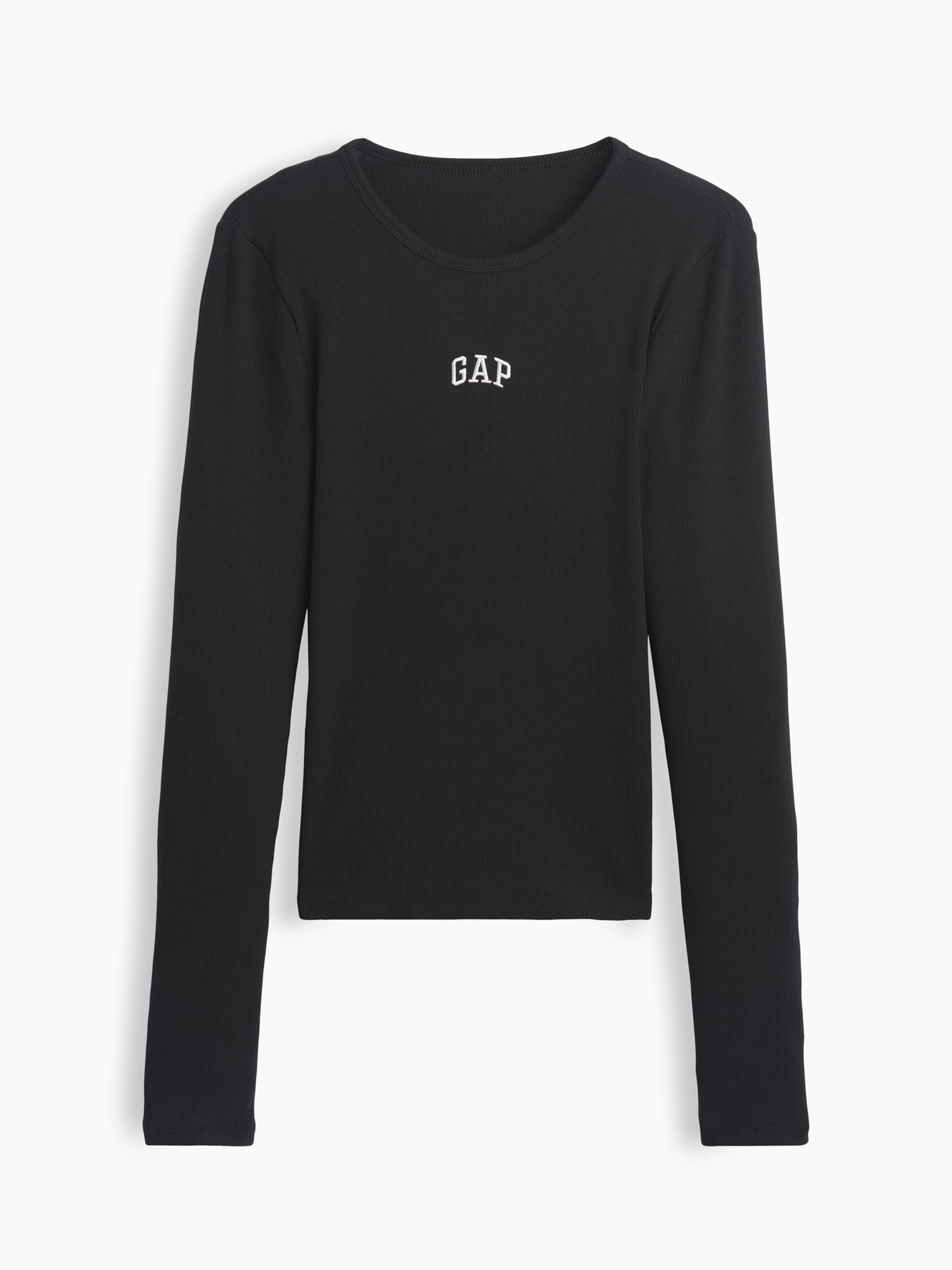 Ripp-T-Shirt mit Logo - 005