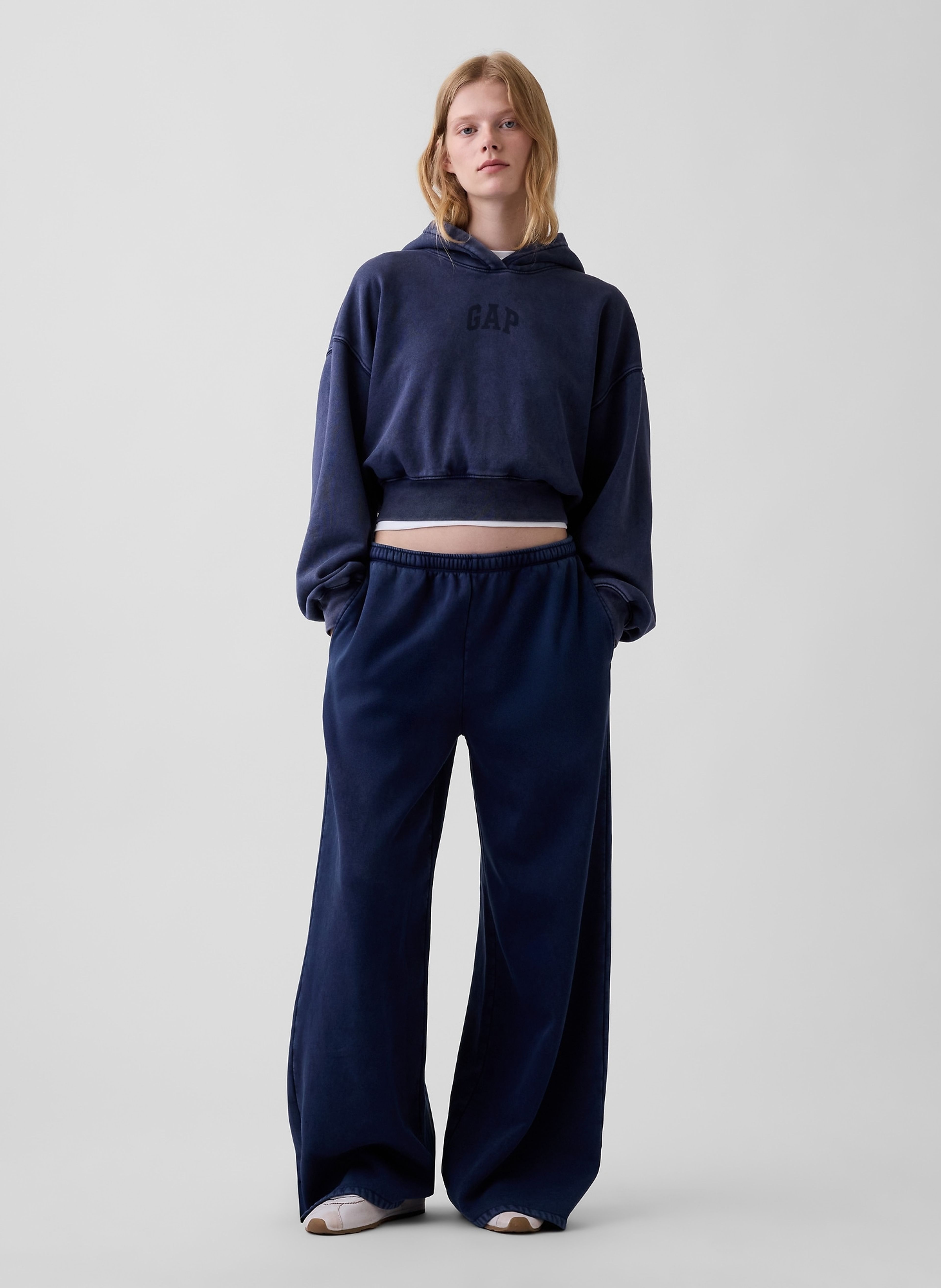 Crop bluza VintageSoft z logo - 005