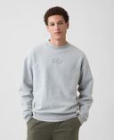 Mikina unisex s logem-Šedá - 001