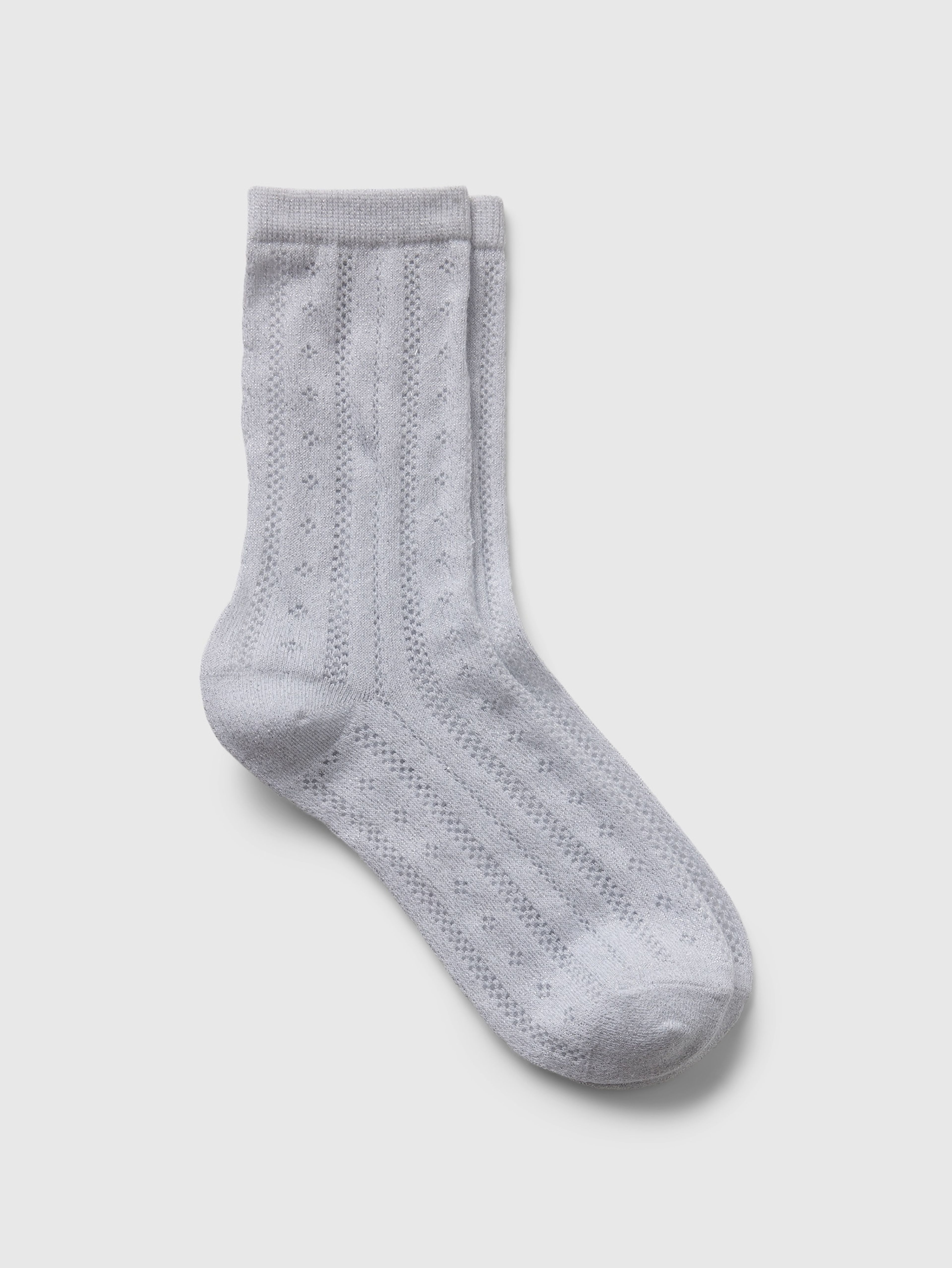 Socken mit metallischem Faden, 1 Paar