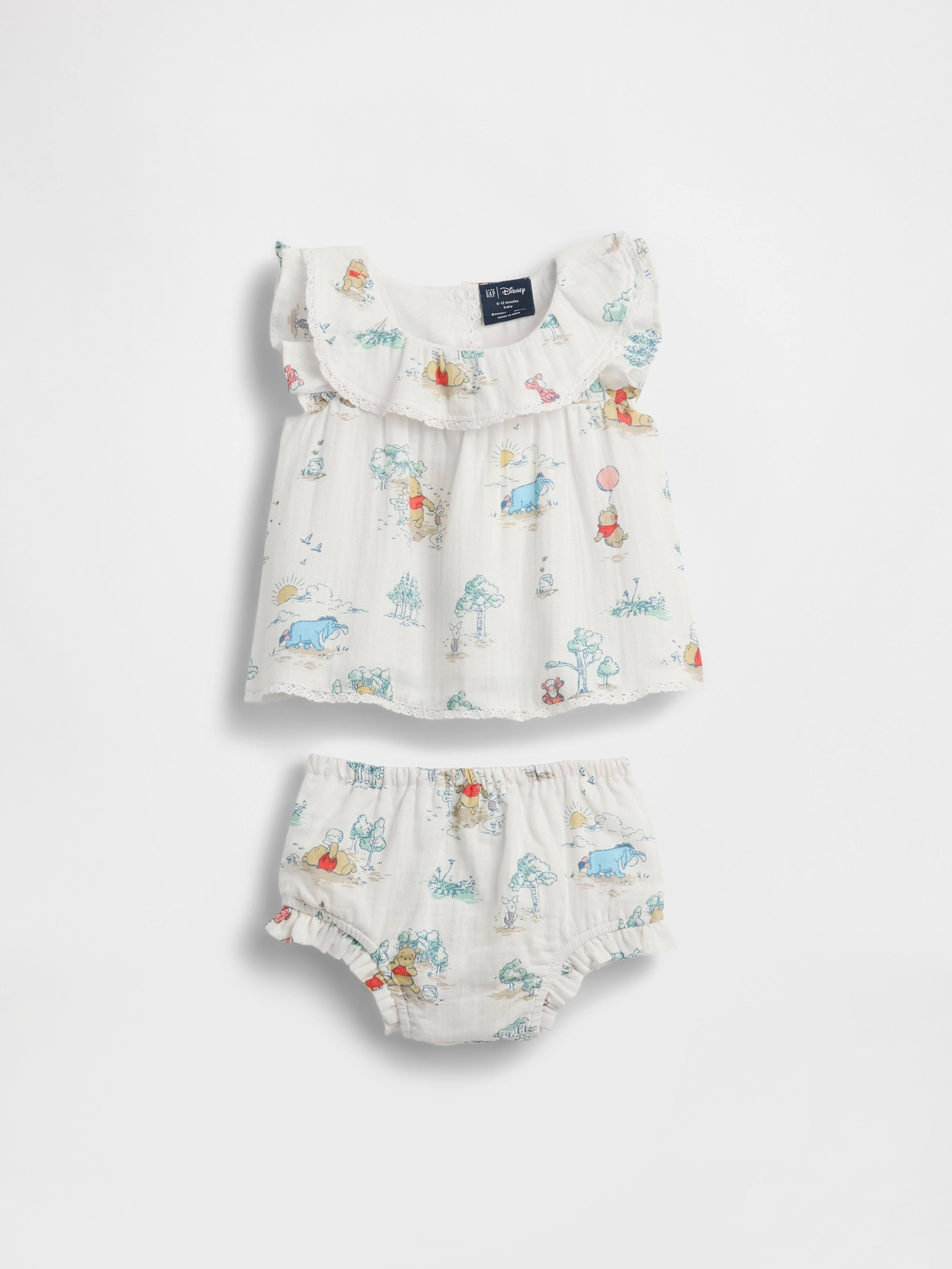 Baby muślinowy komplet Gap & Kubuś Puchatek