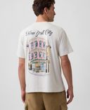 T-shirt Everyday Soft z logo-Beżowy - 001