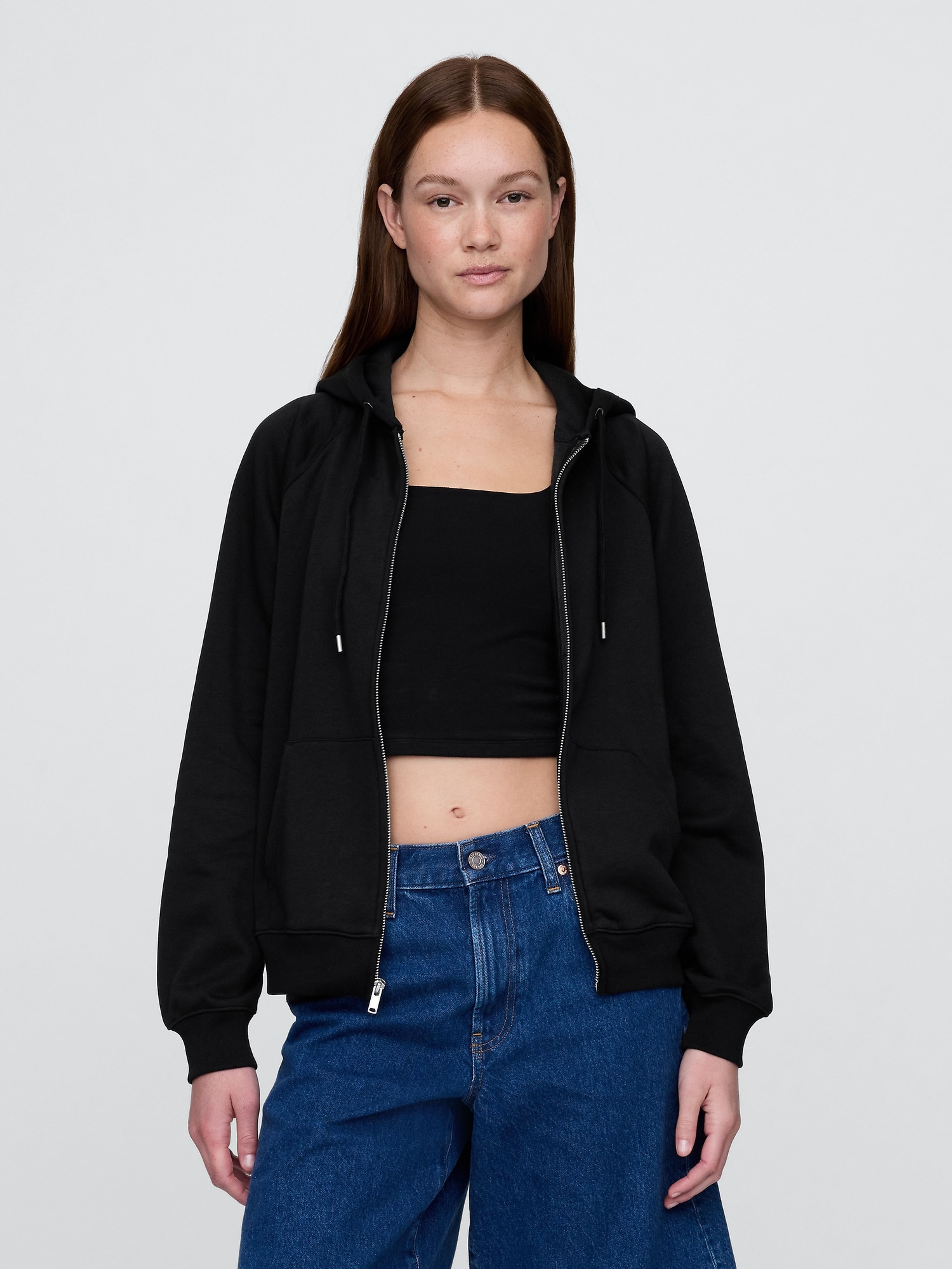 Damen Vintage Soft Sweatjacke