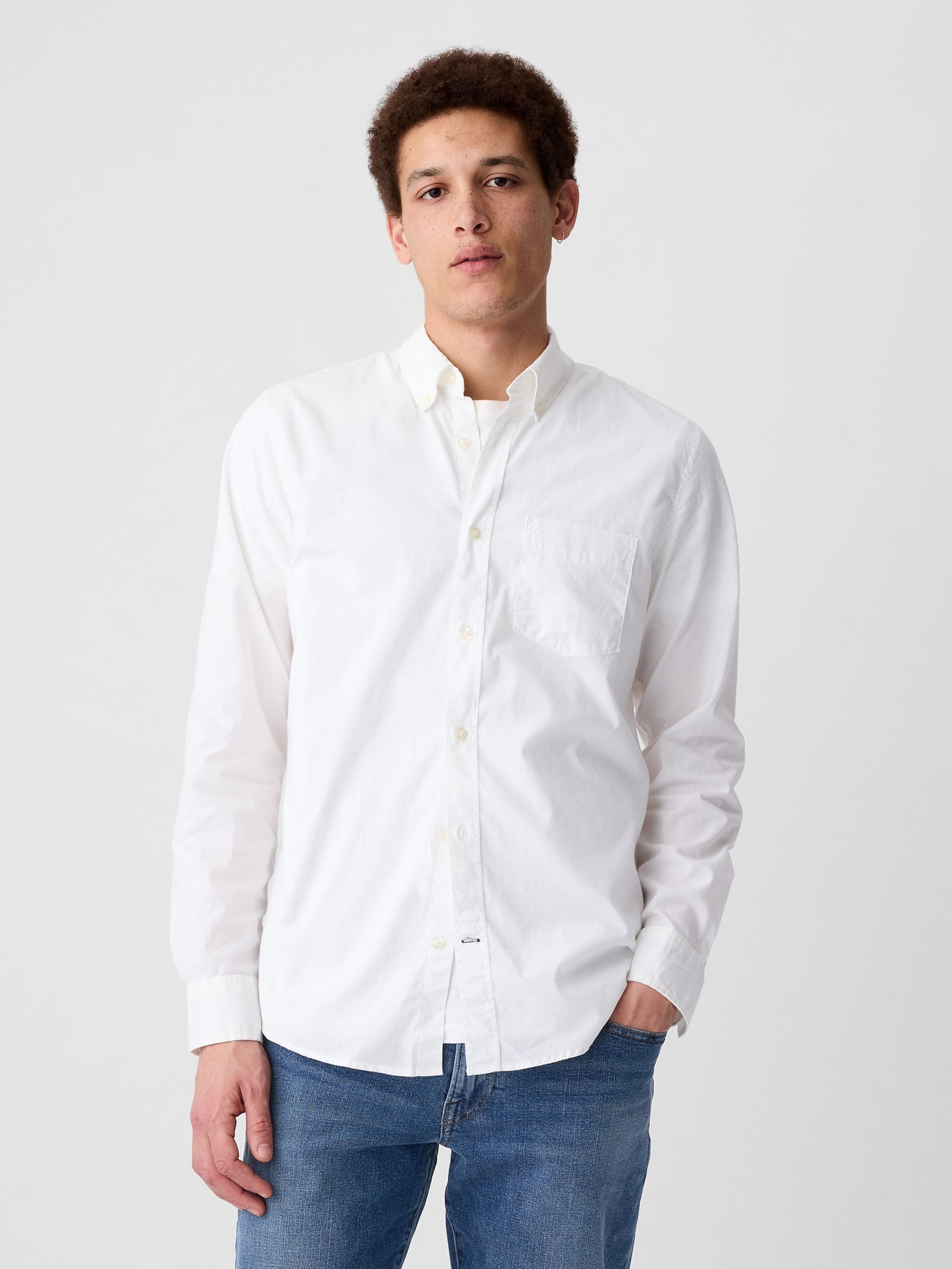 Košile slim poplin stretch