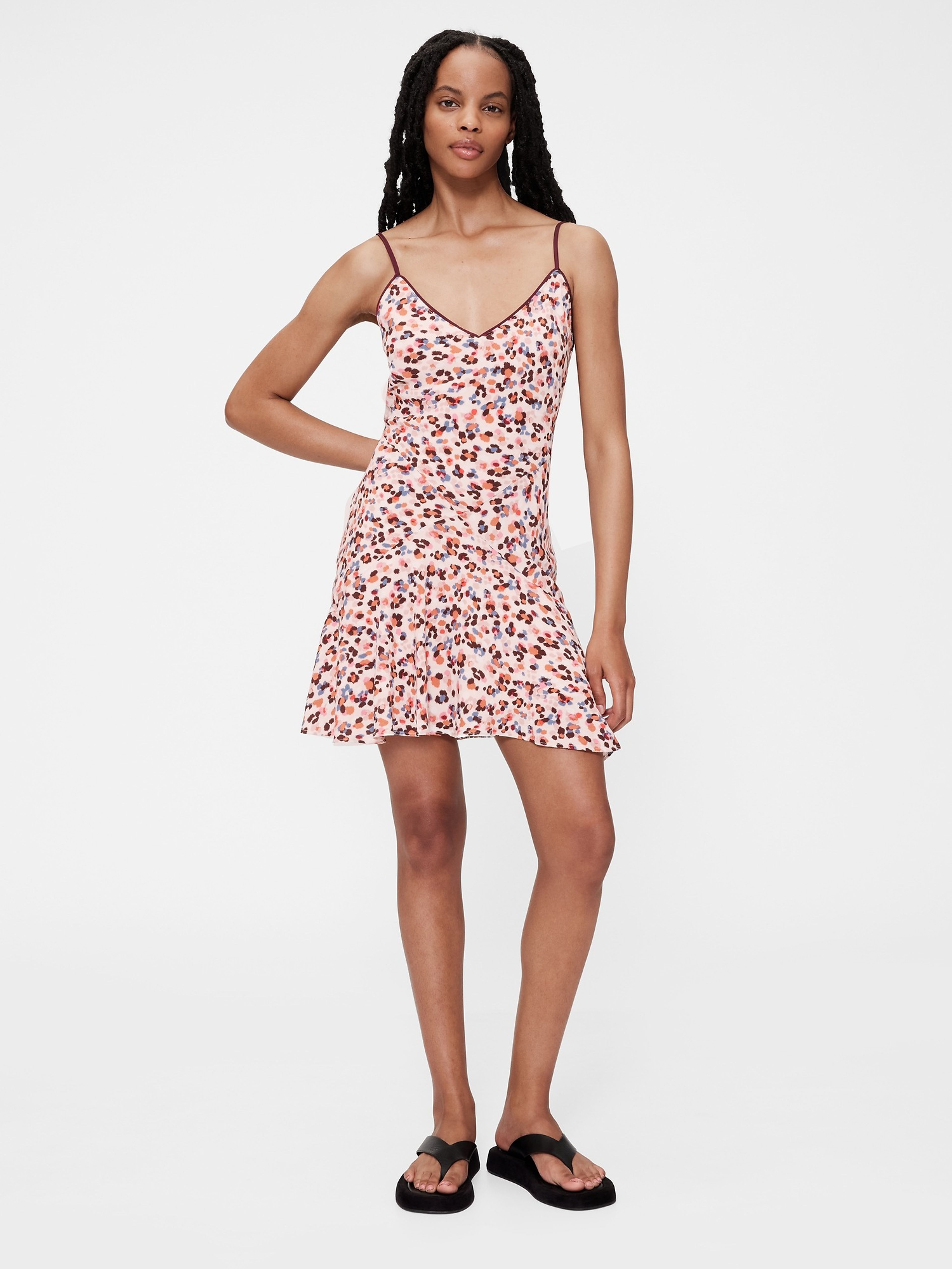 Sukienka mini z krepowej tkaniny GapStudio by Zac Posen