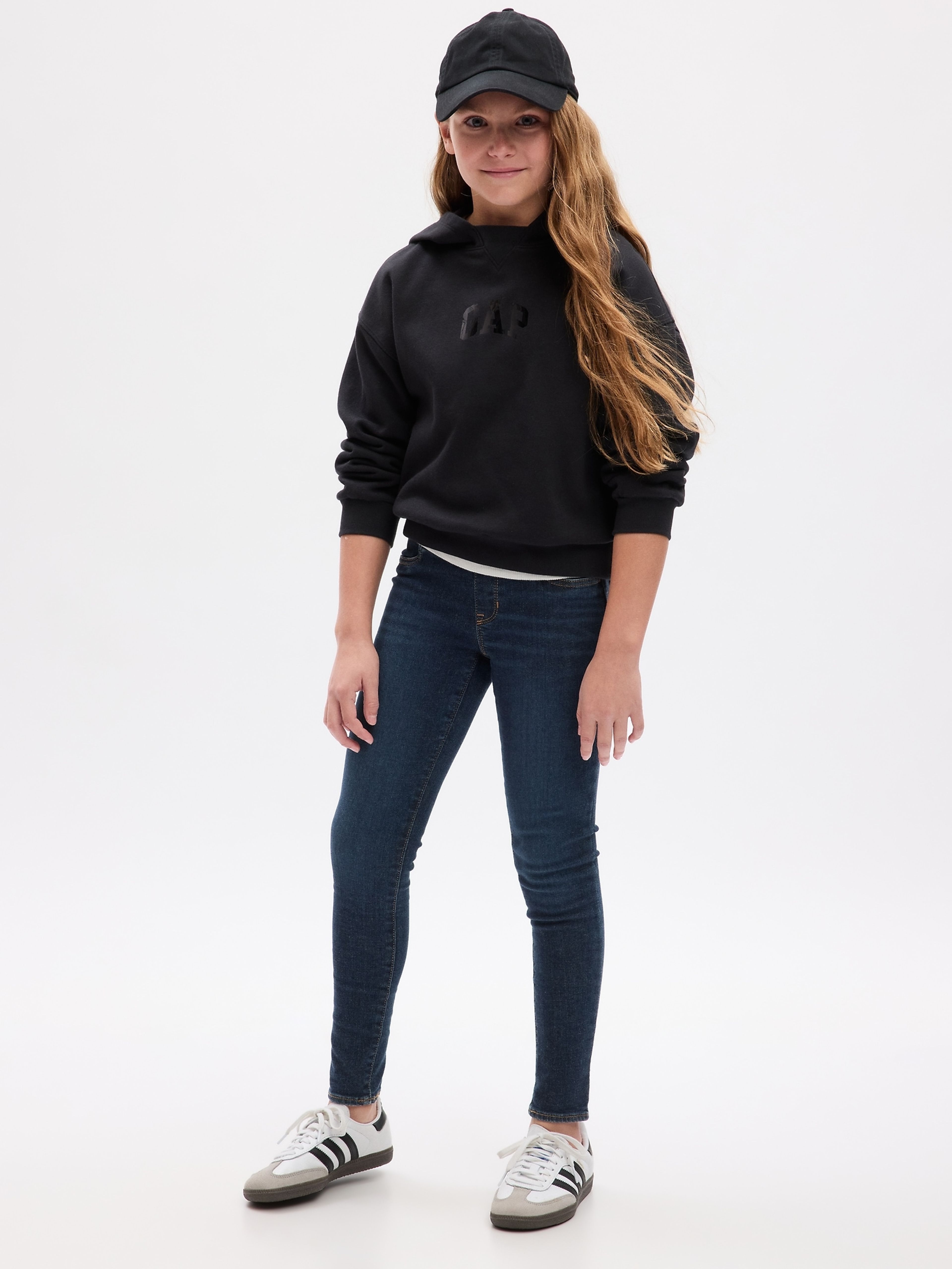 Mädchen-Denim-Jeggings mit Stretch