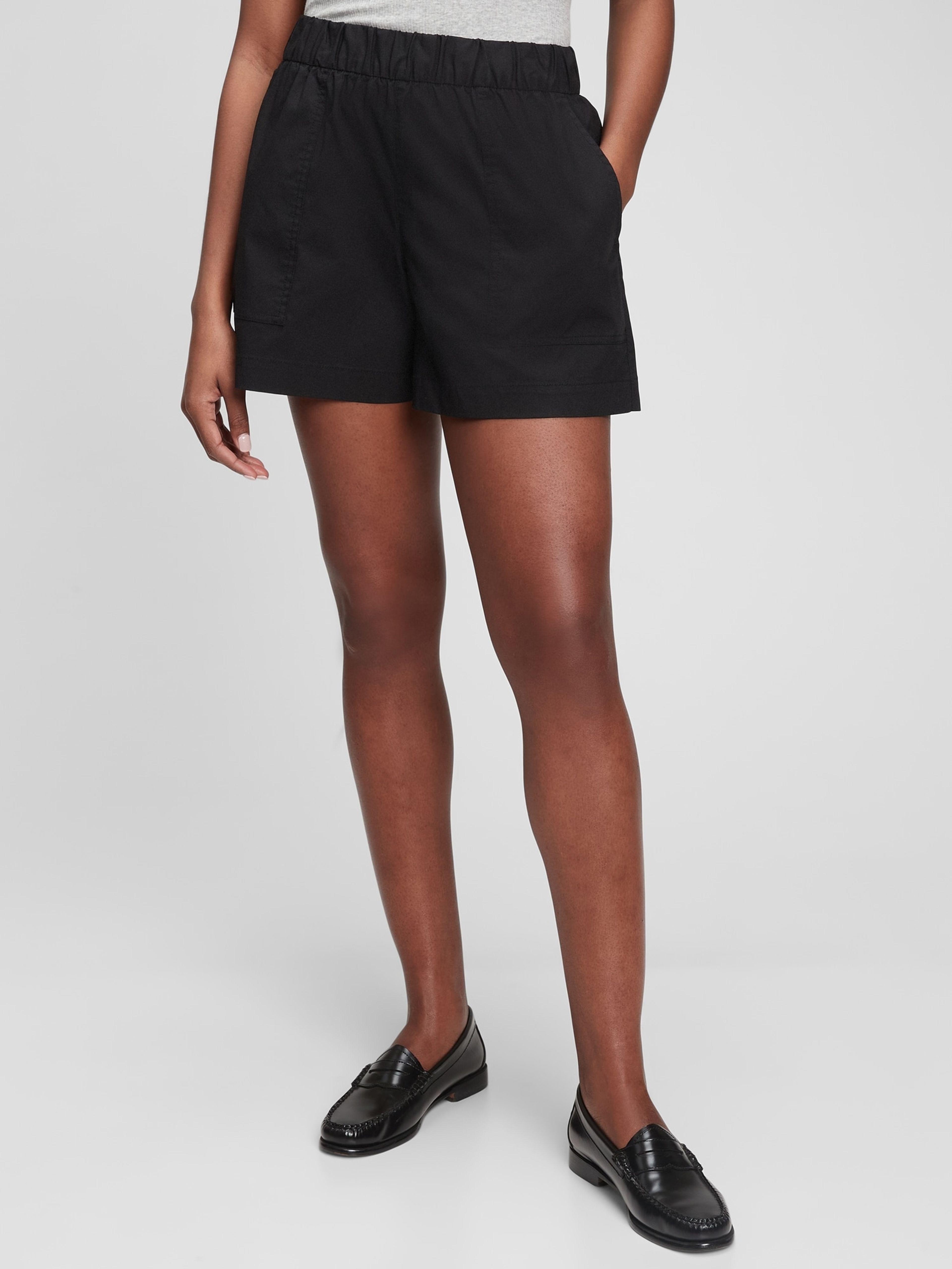 Shorts mit hoher Taille