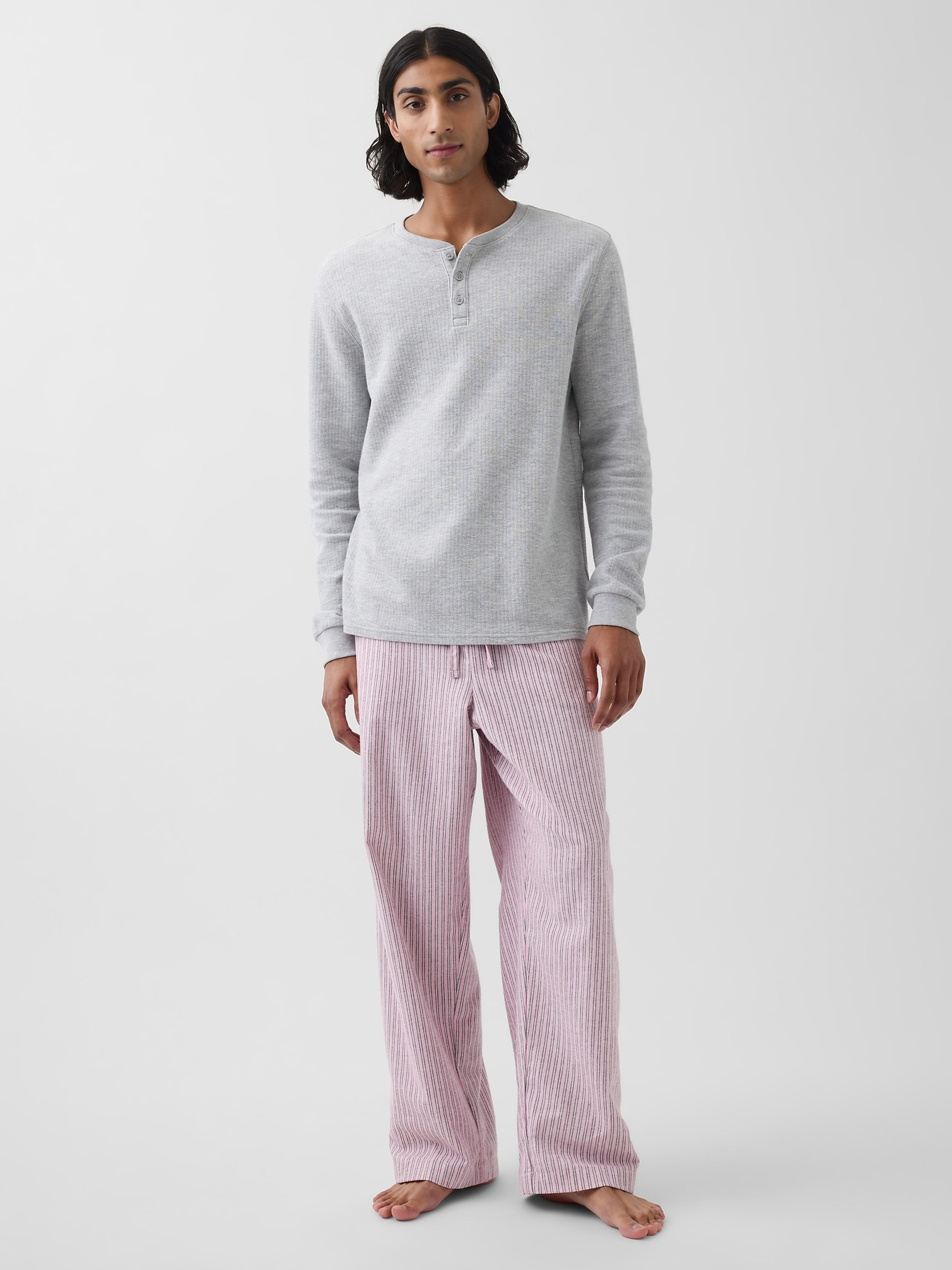 Pyžamové flanelové nohavice unisex - 004