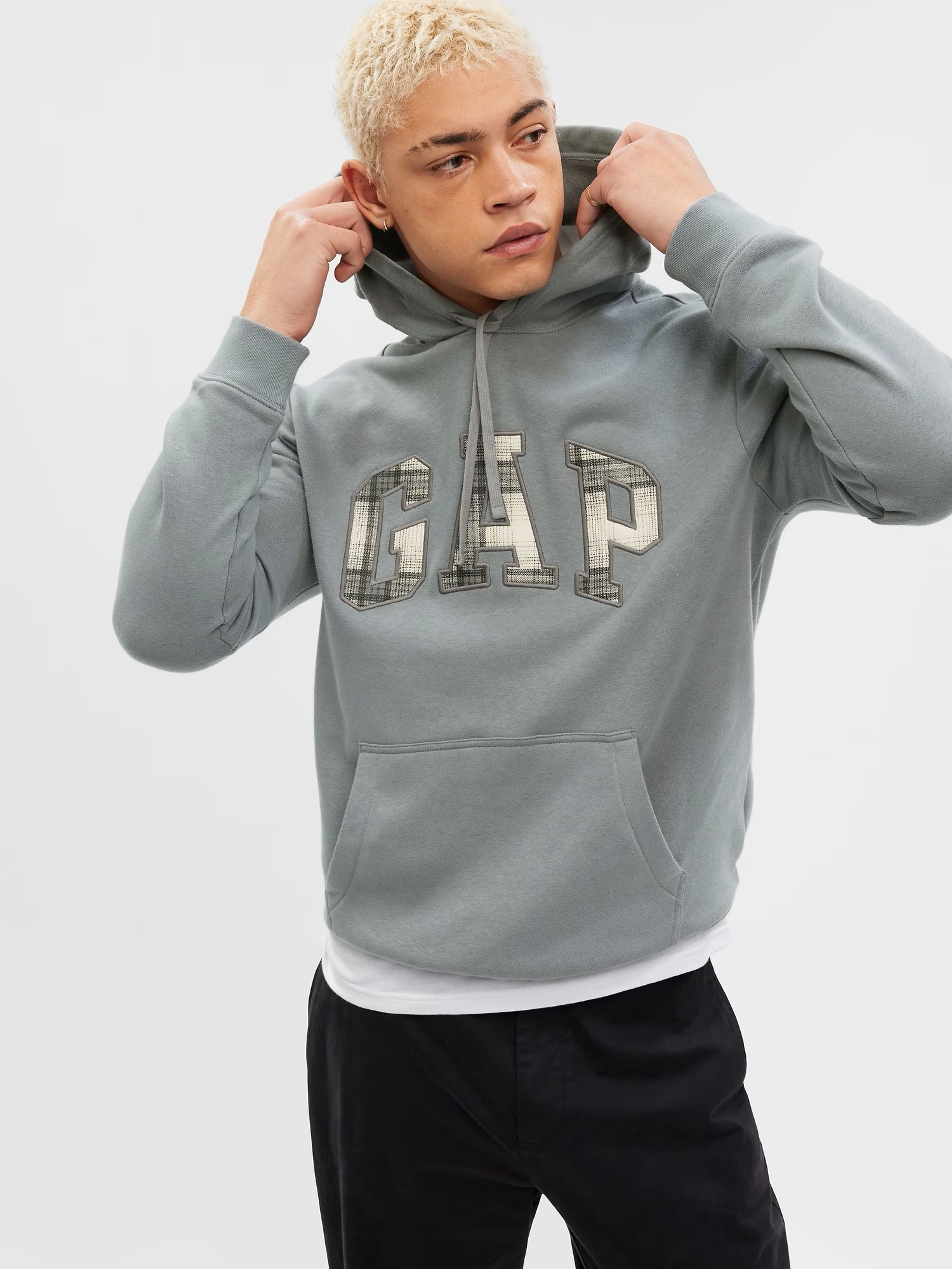 Sweatshirt mit Logo und Kapuze