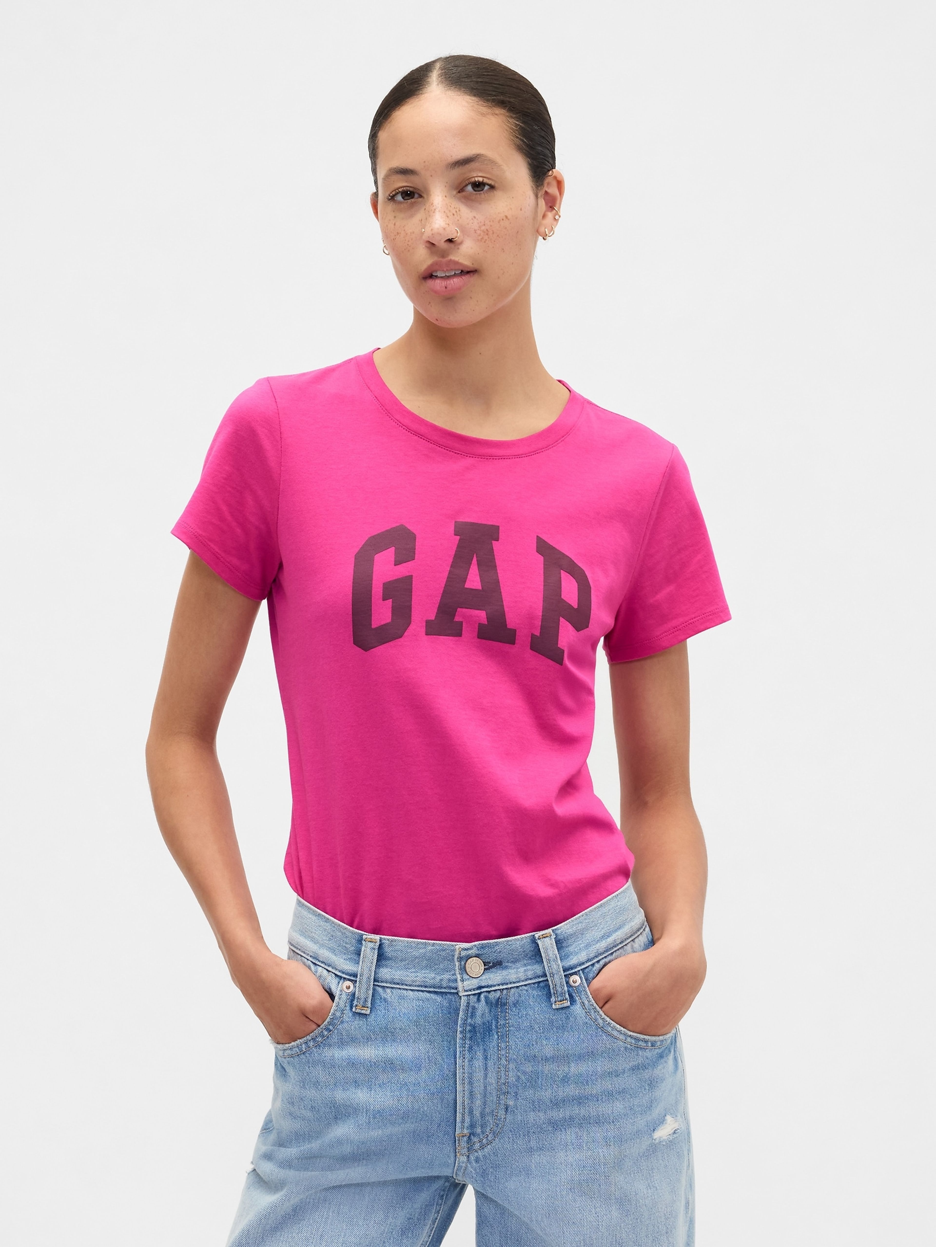 Damen-T-Shirt mit Logo