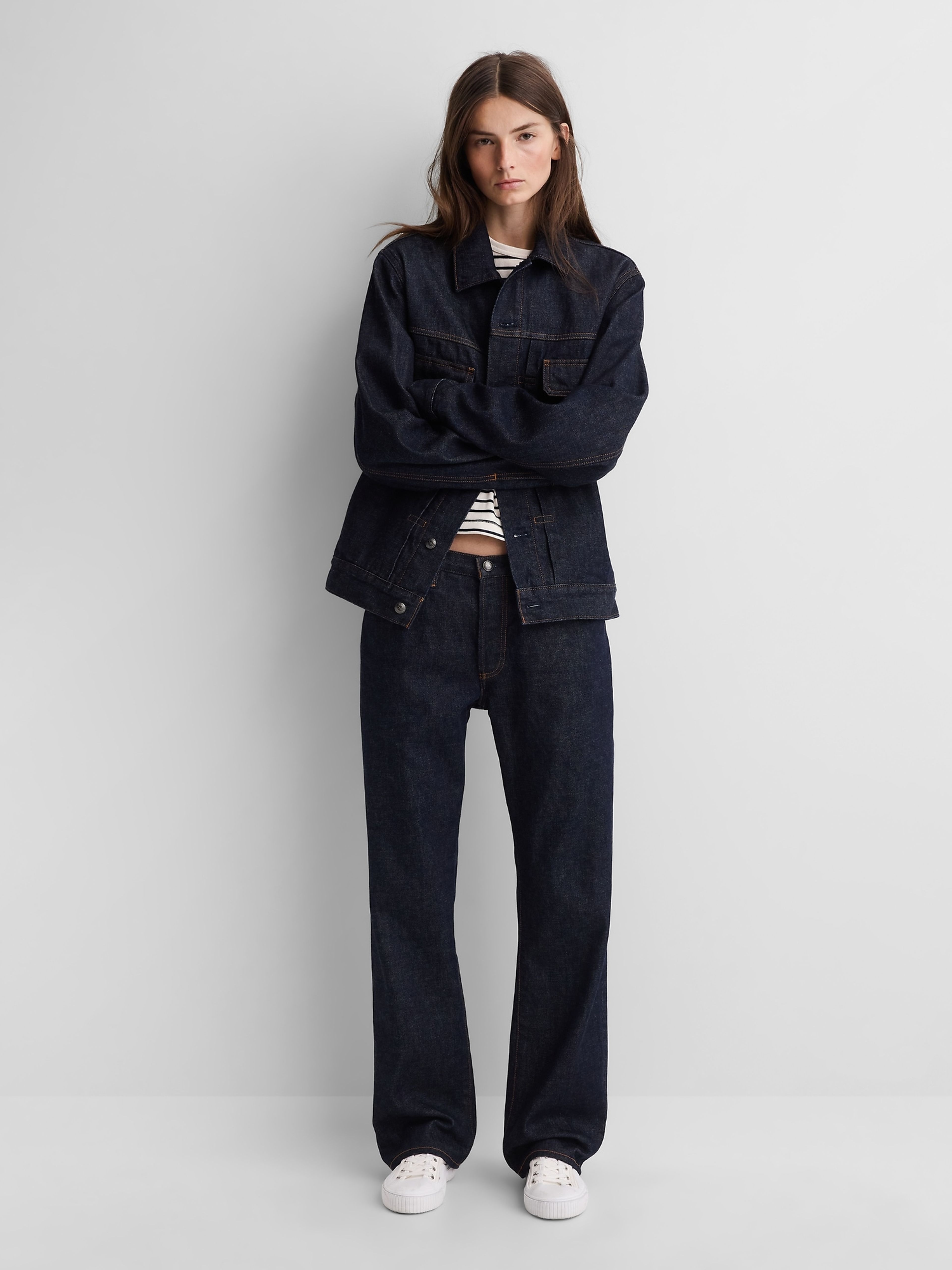 Spijkerjack van Japans denim Gap × A.P.C. unisex - 005