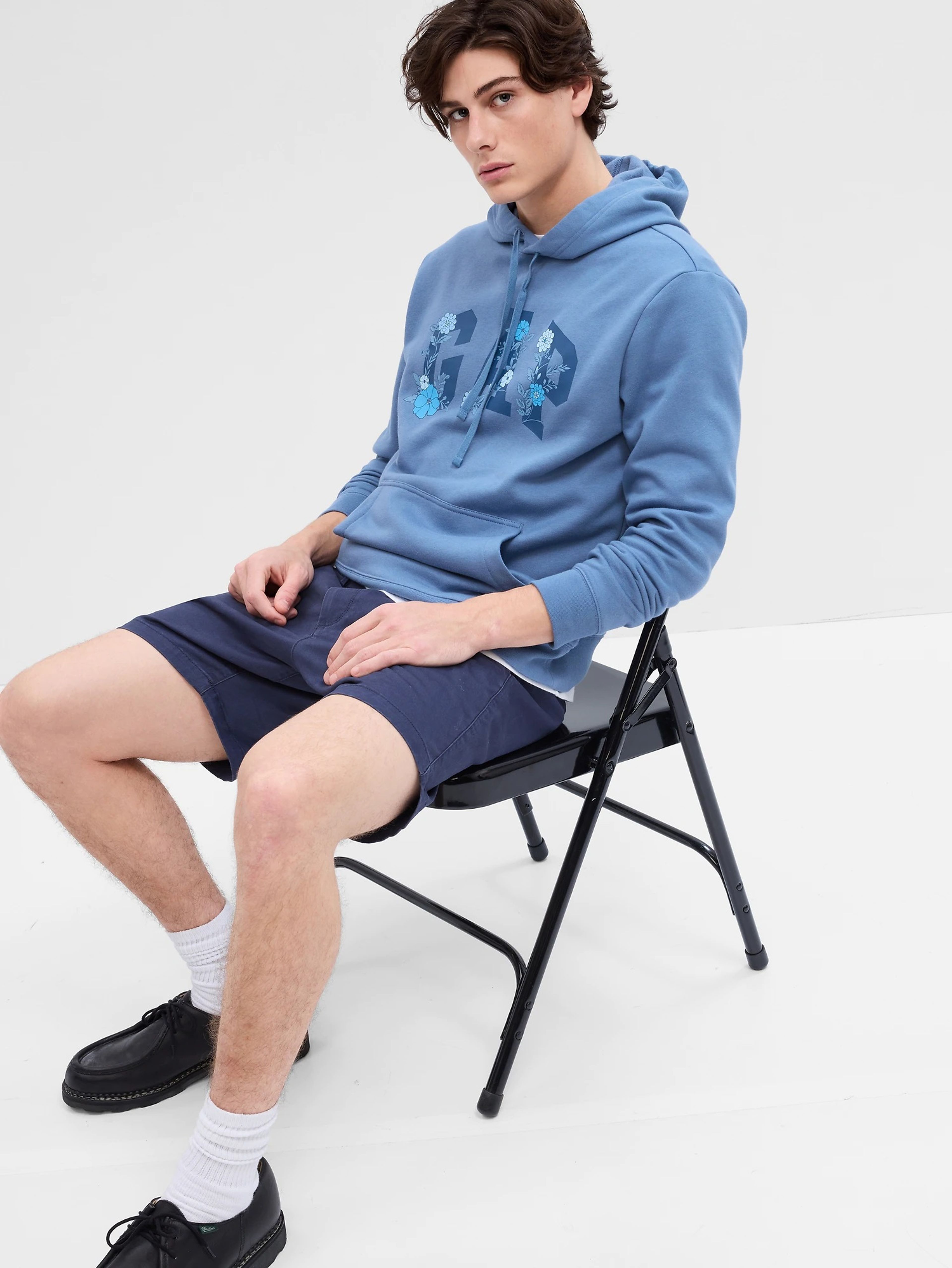 Sweatshirt mit Logo und Kapuze