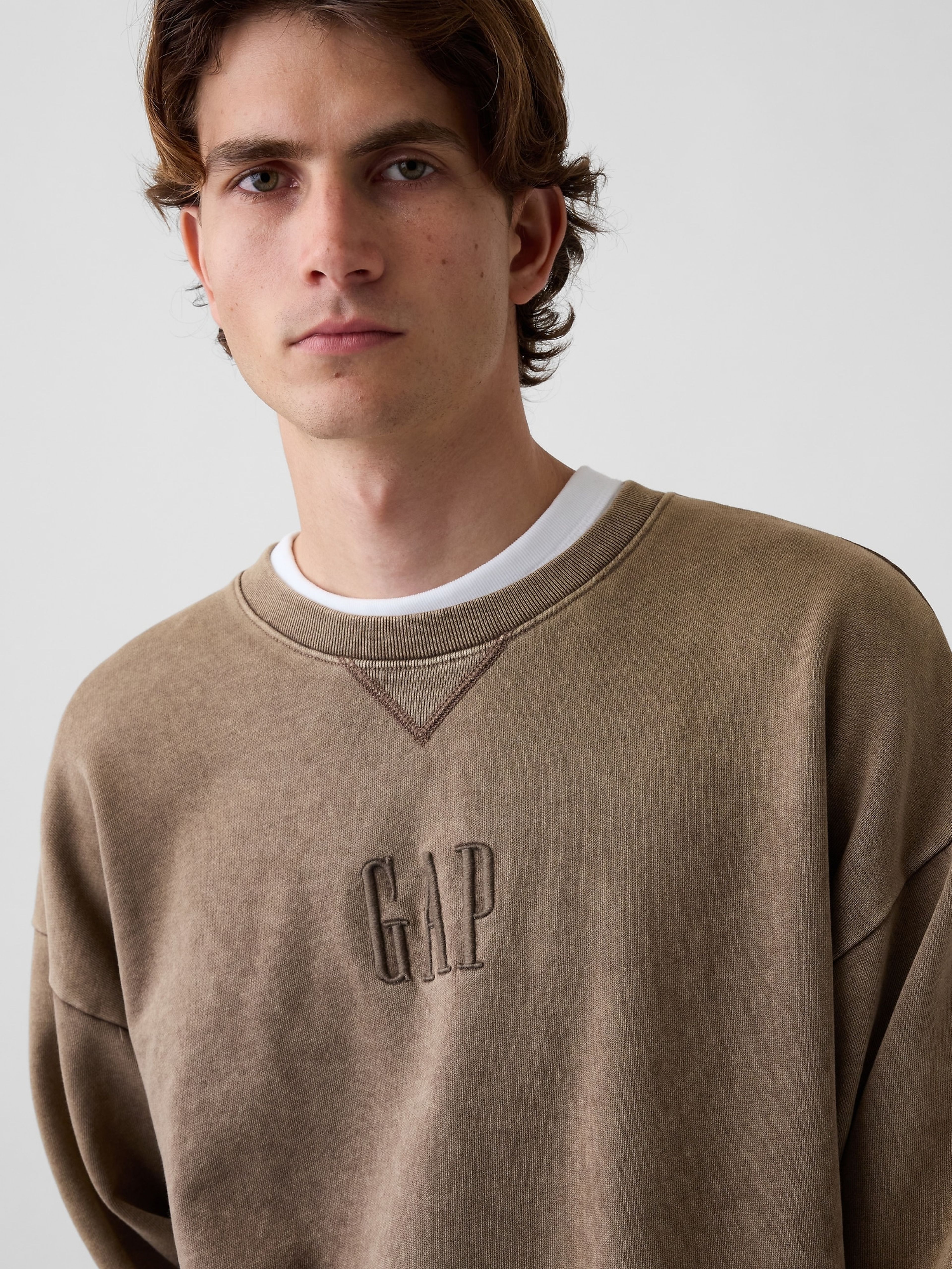 Bluza oversize Heavyweight z logo - 004