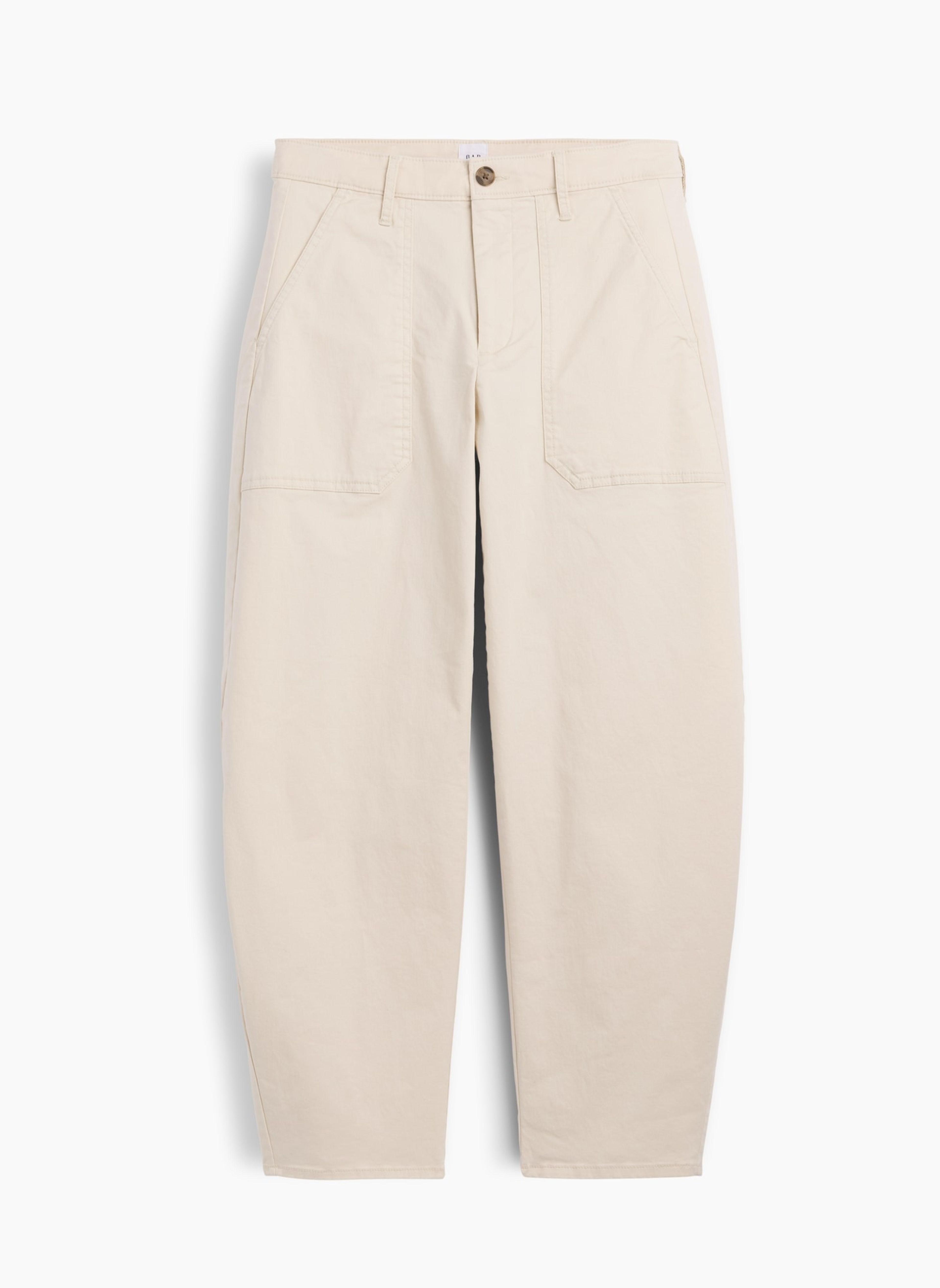 Mid Rise barrel khakibroek - 007
