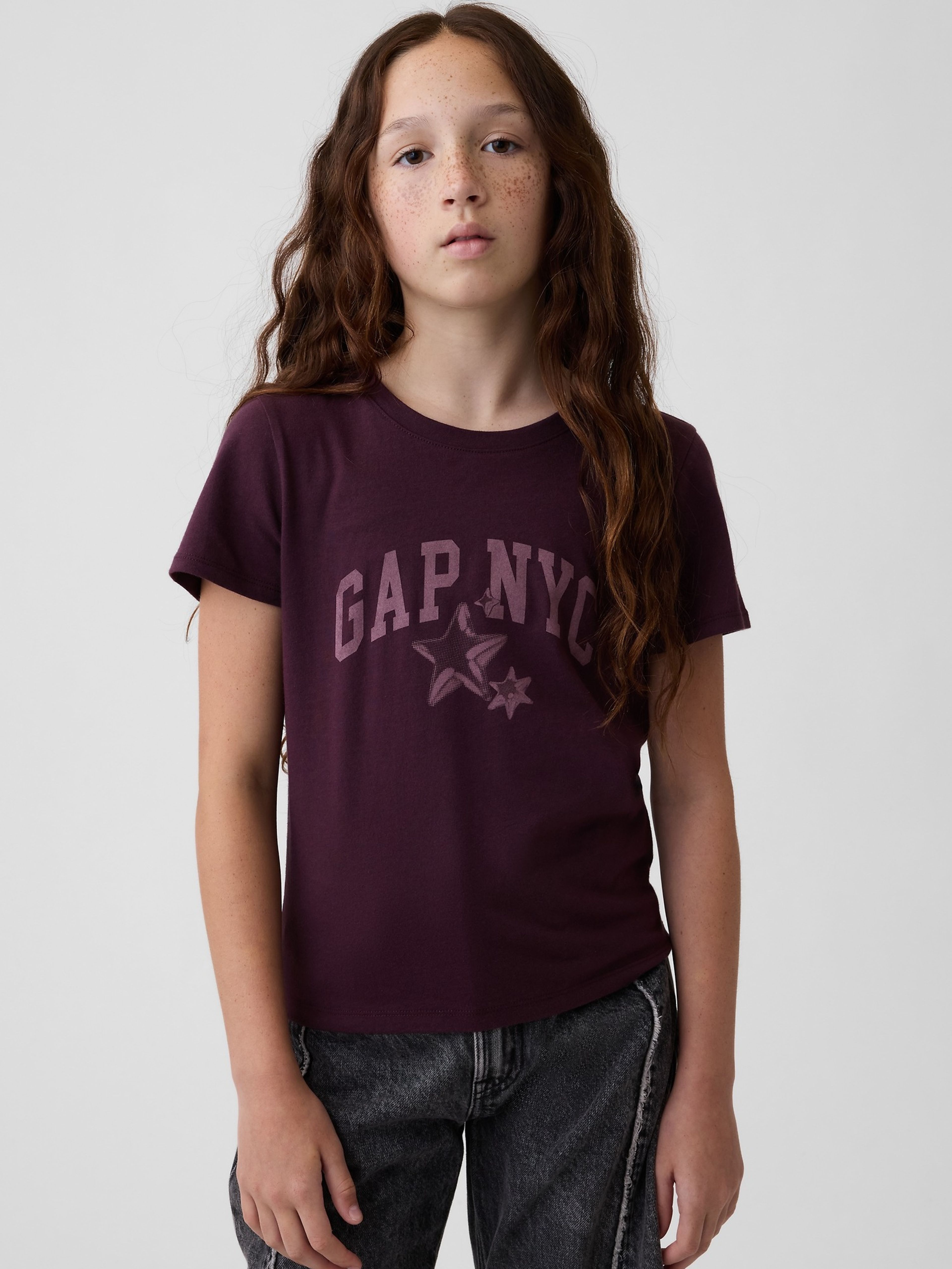 Dziecięcy T-shirt z logo - 001
