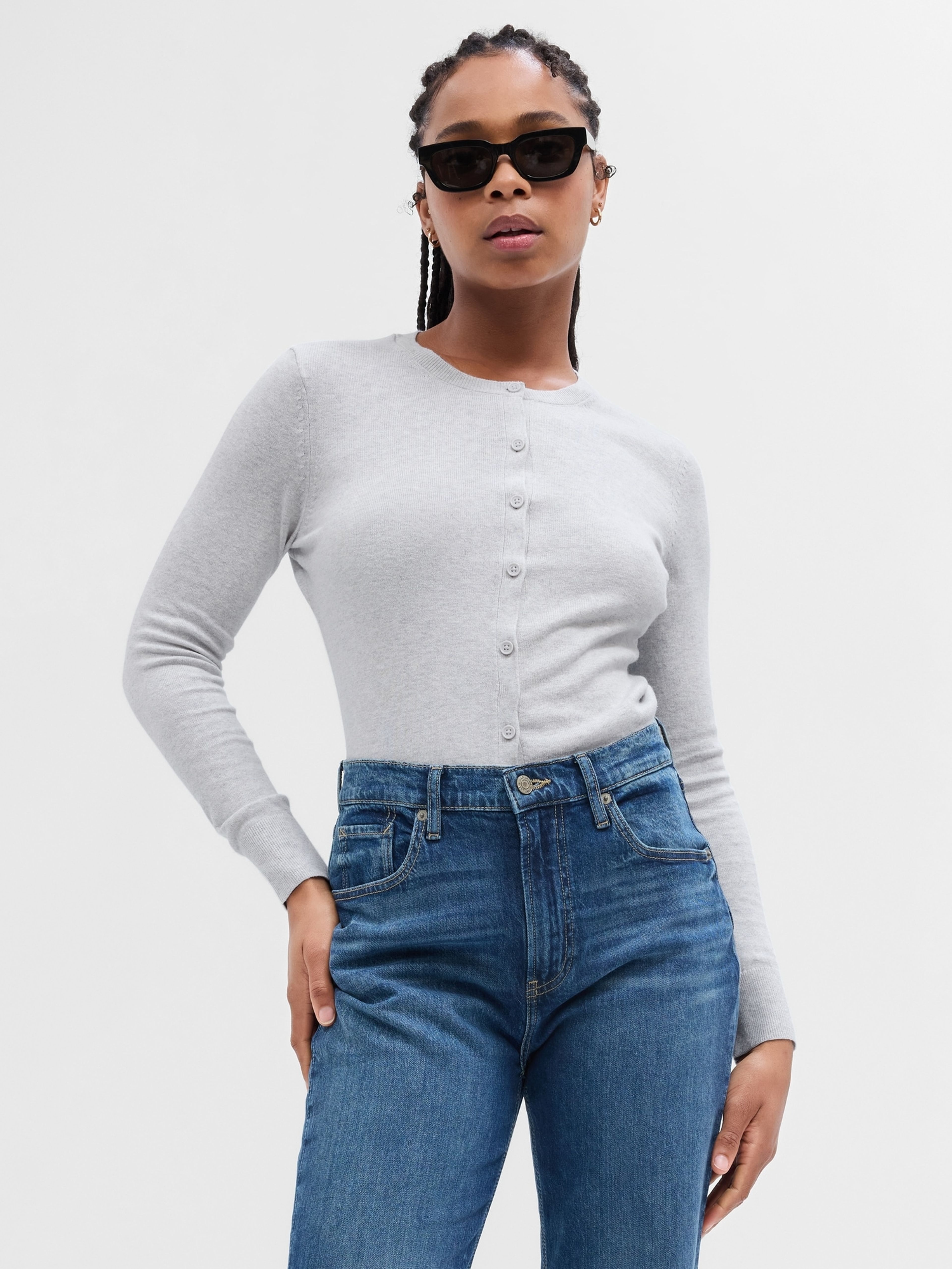 Cardigan mit Knopfleiste