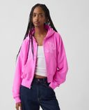 Oversize sweatshirt VintageSoft met logo-Roze - 001