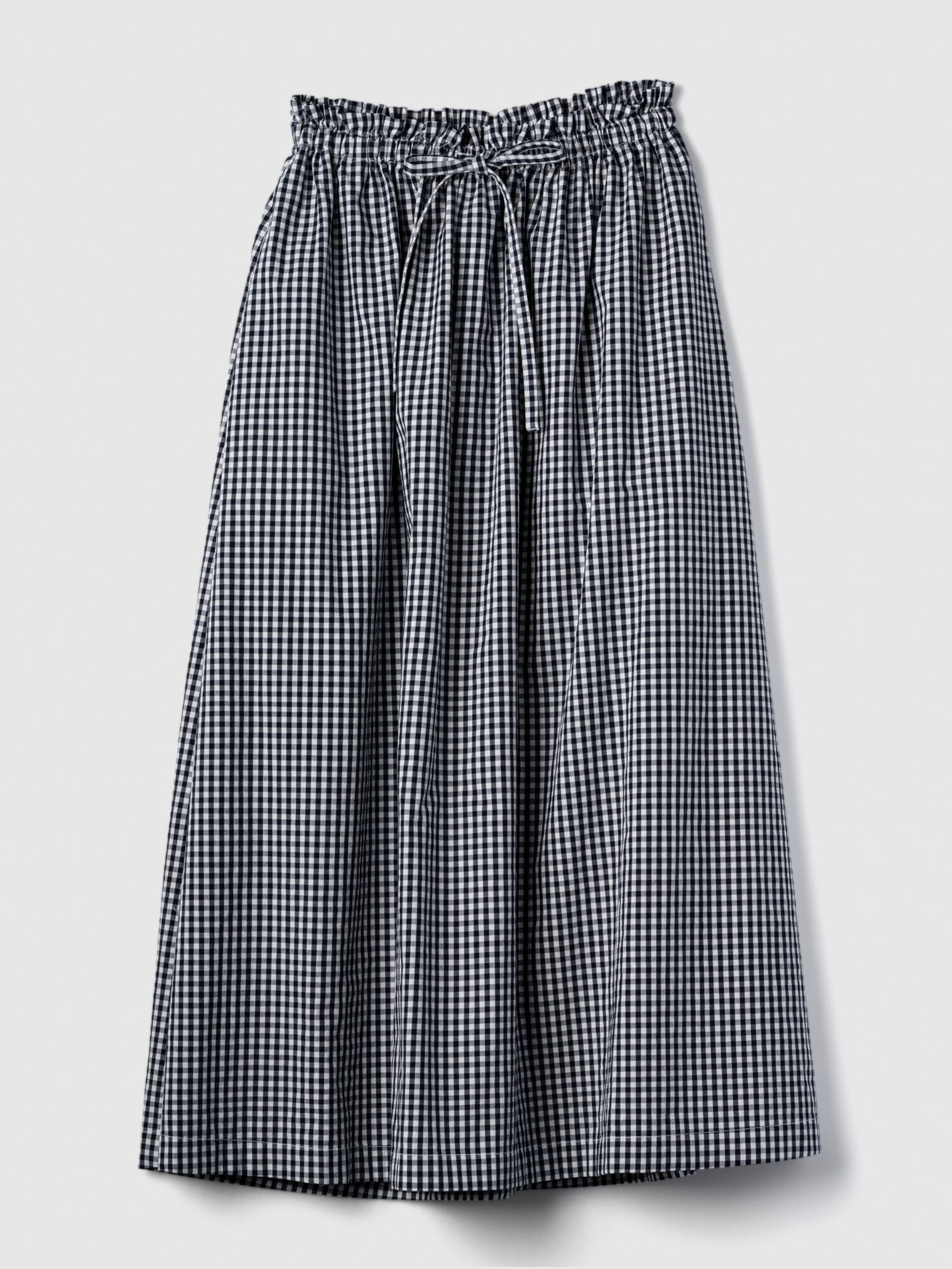 Midi sukně s pružným pasem