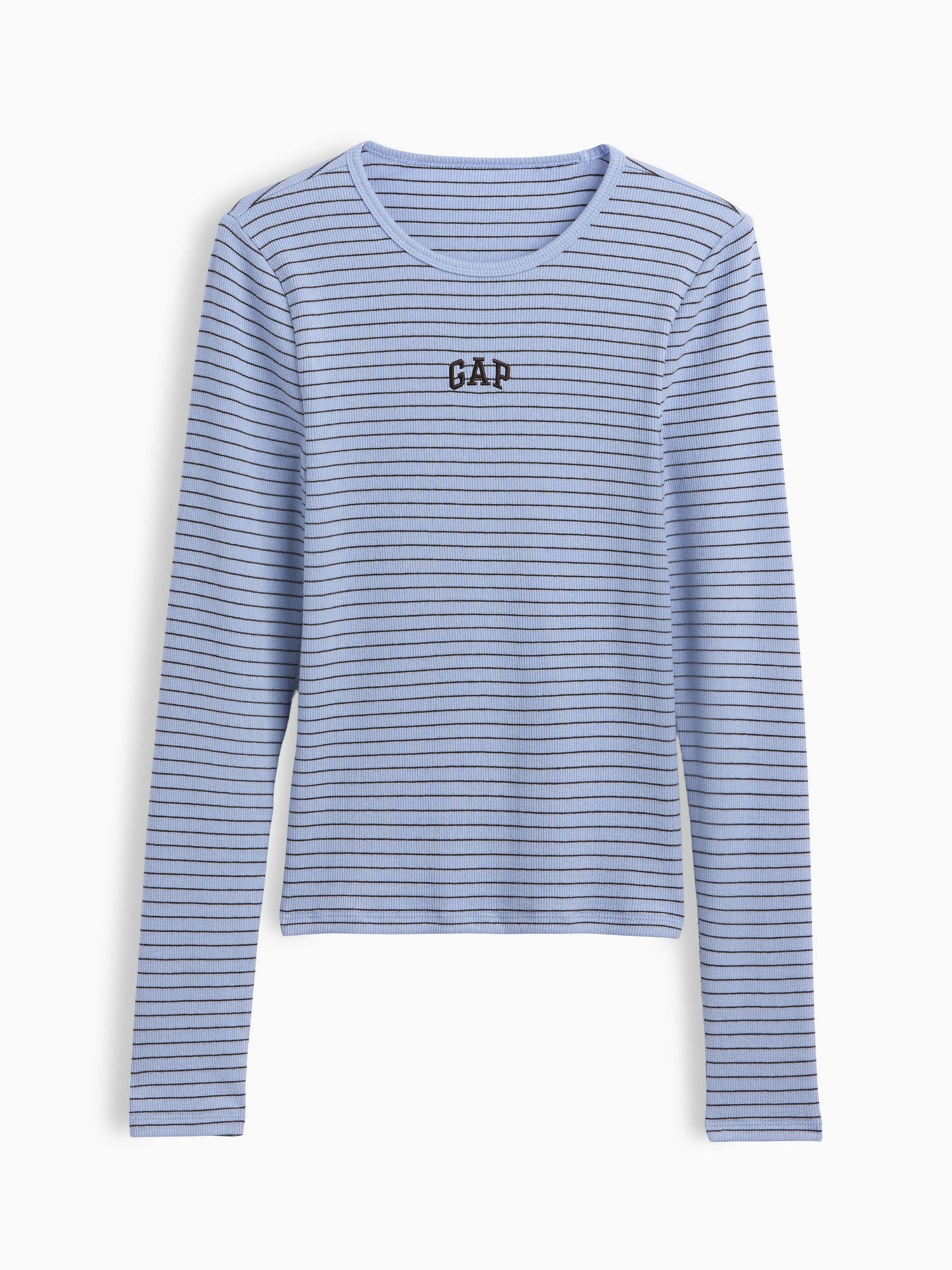 Ripp-T-Shirt mit Logo - 006