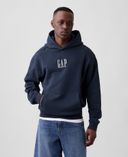 Hanorac oversize VintageSoft cu logo-Bleumarin - 004