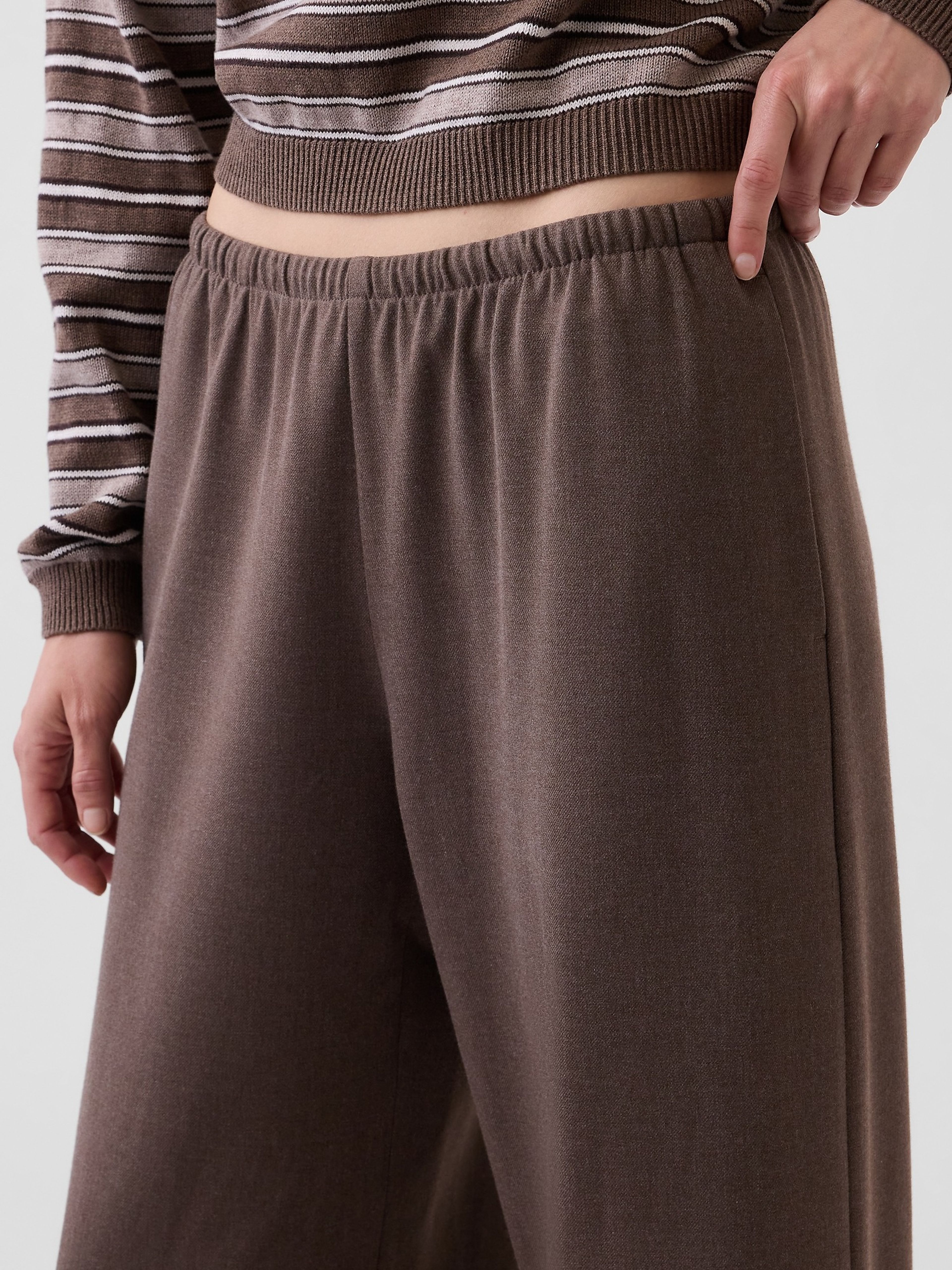 Nohavice wide-leg Easy - 005