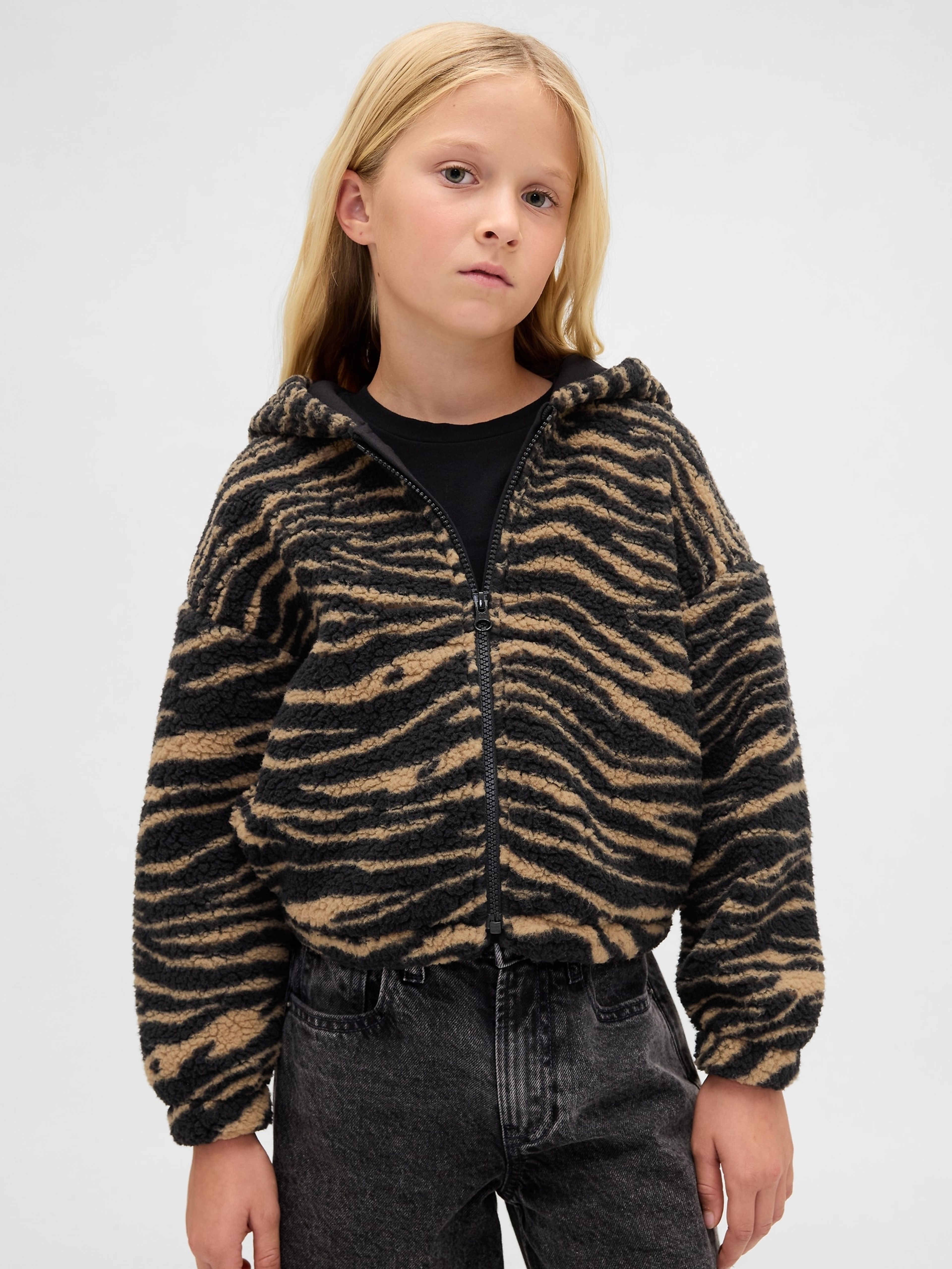 Dětská sherpa mikina - 001