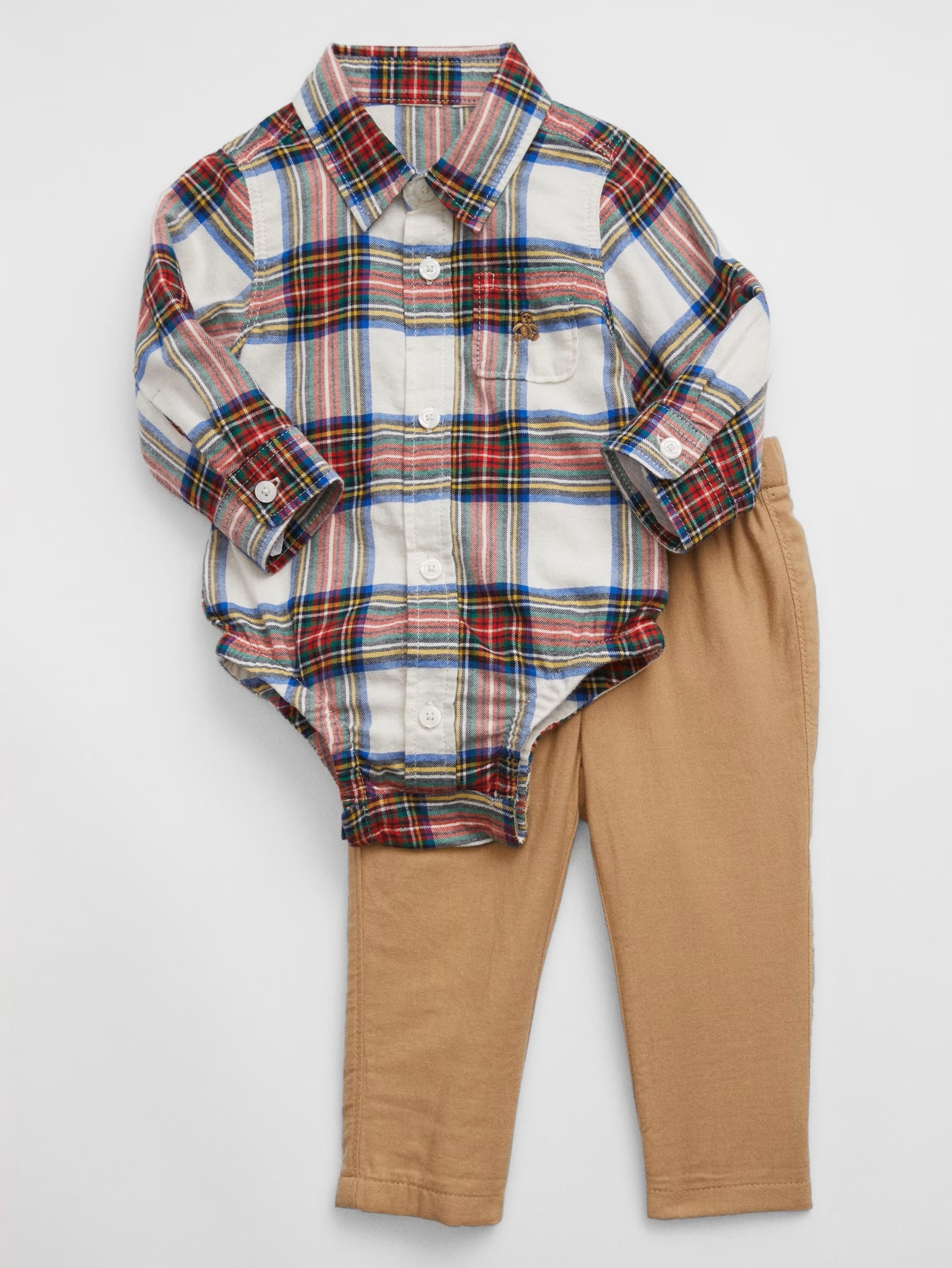 Baby flanelowy komplet