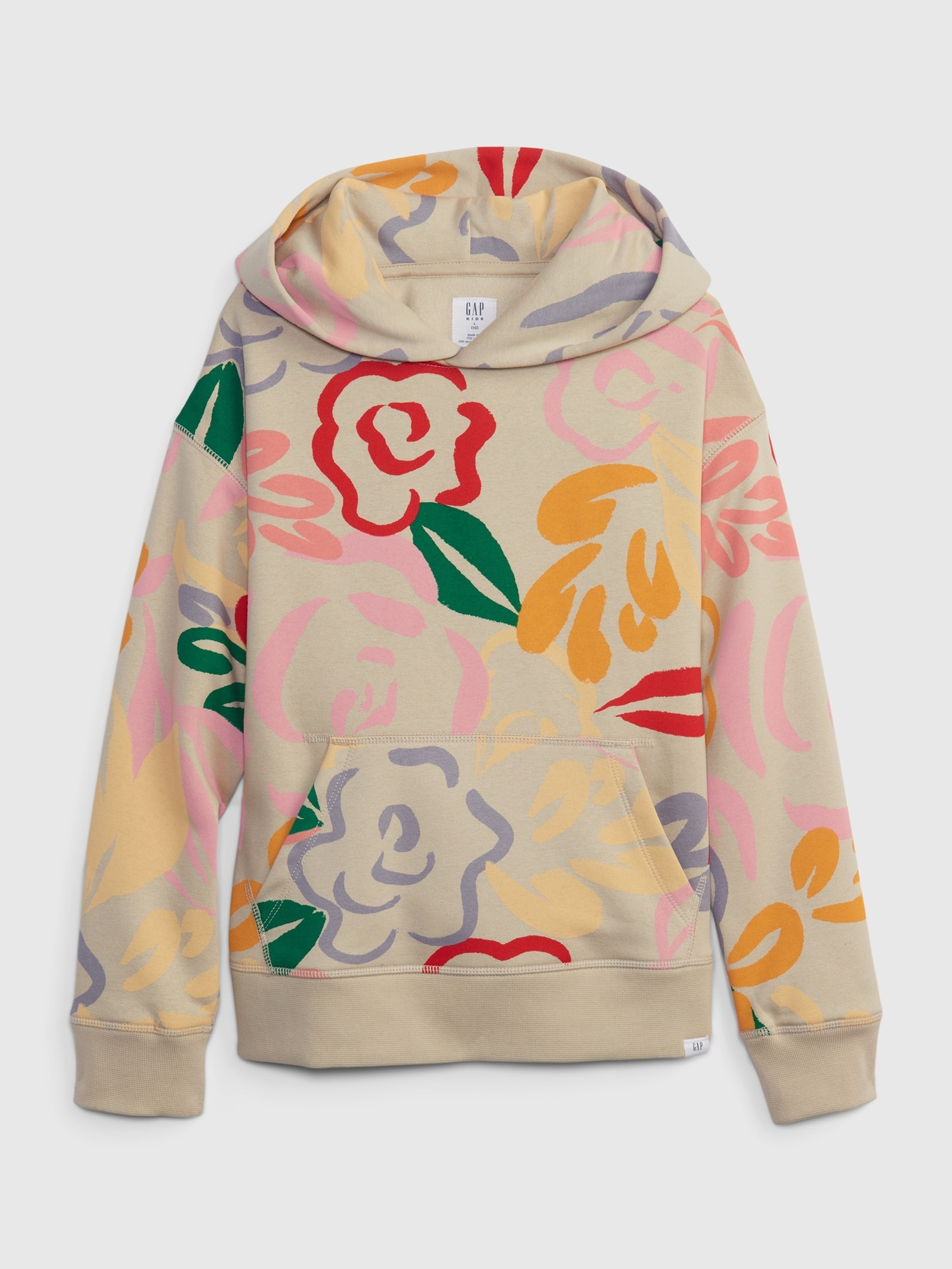 Kinder-Sweatshirt mit Blumenmuster