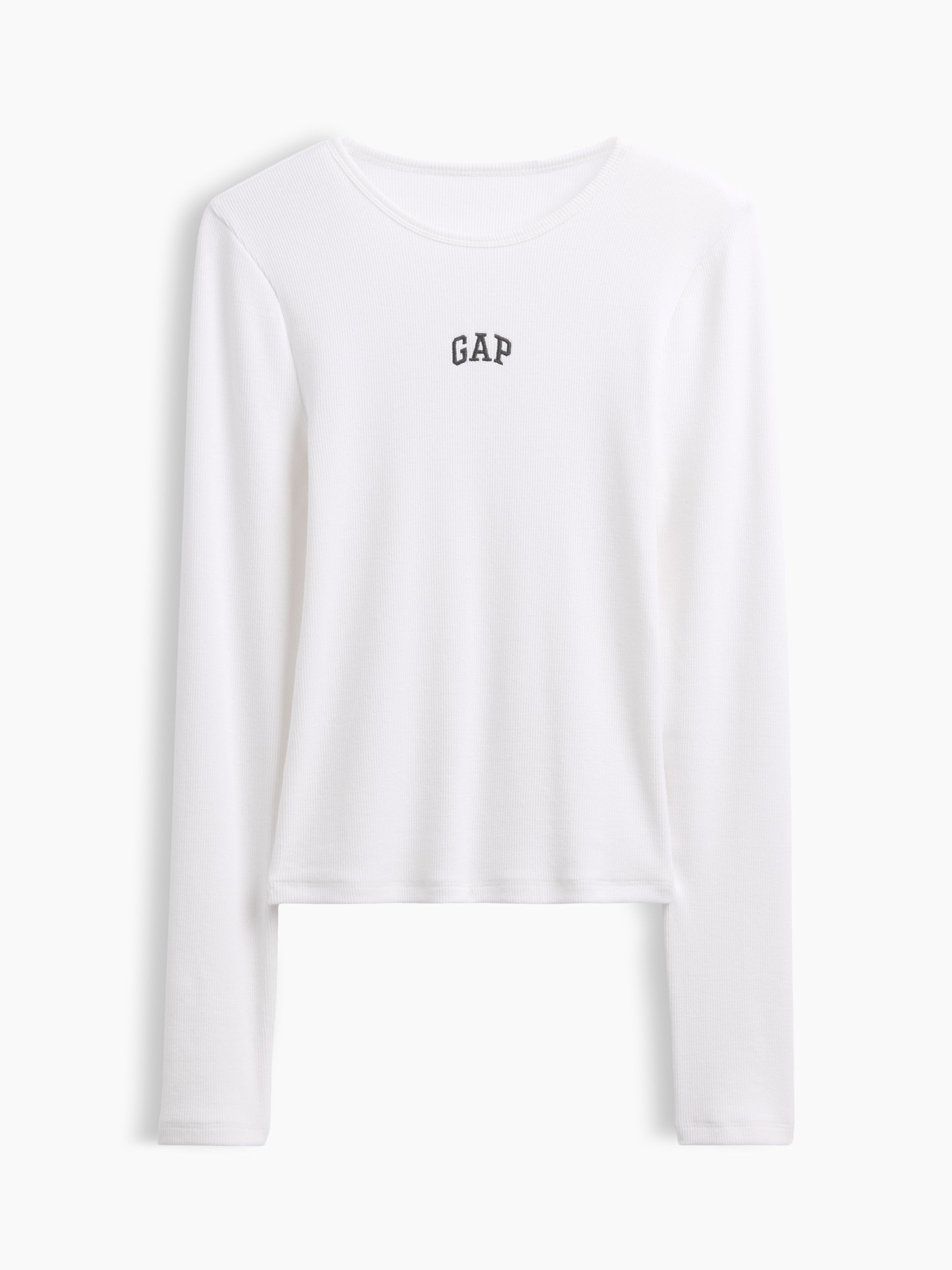 Ripp-T-Shirt mit Logo - 005