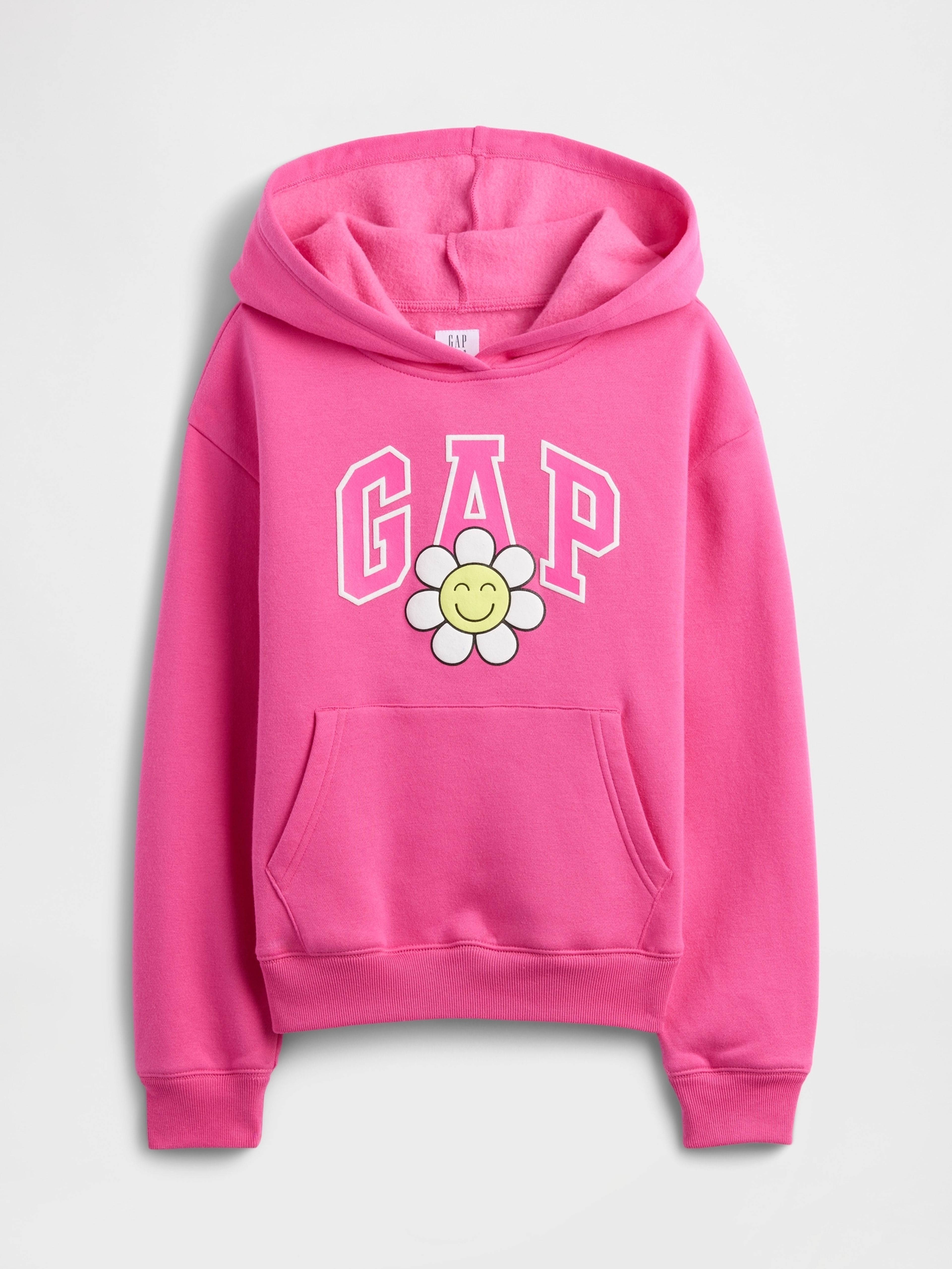 Mädchen-Sweatshirt mit Logo