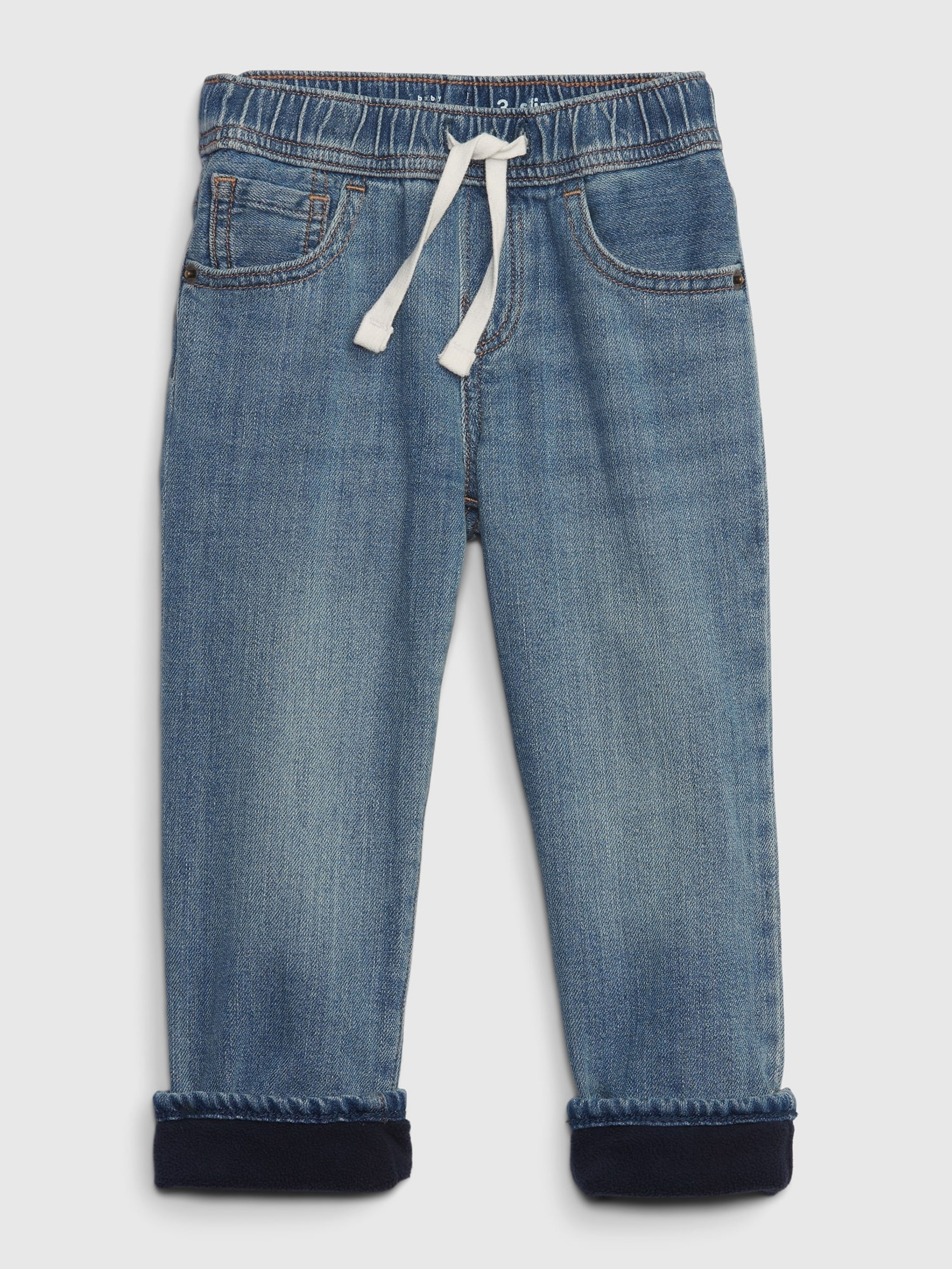 Warme Kinder Jeans Slim