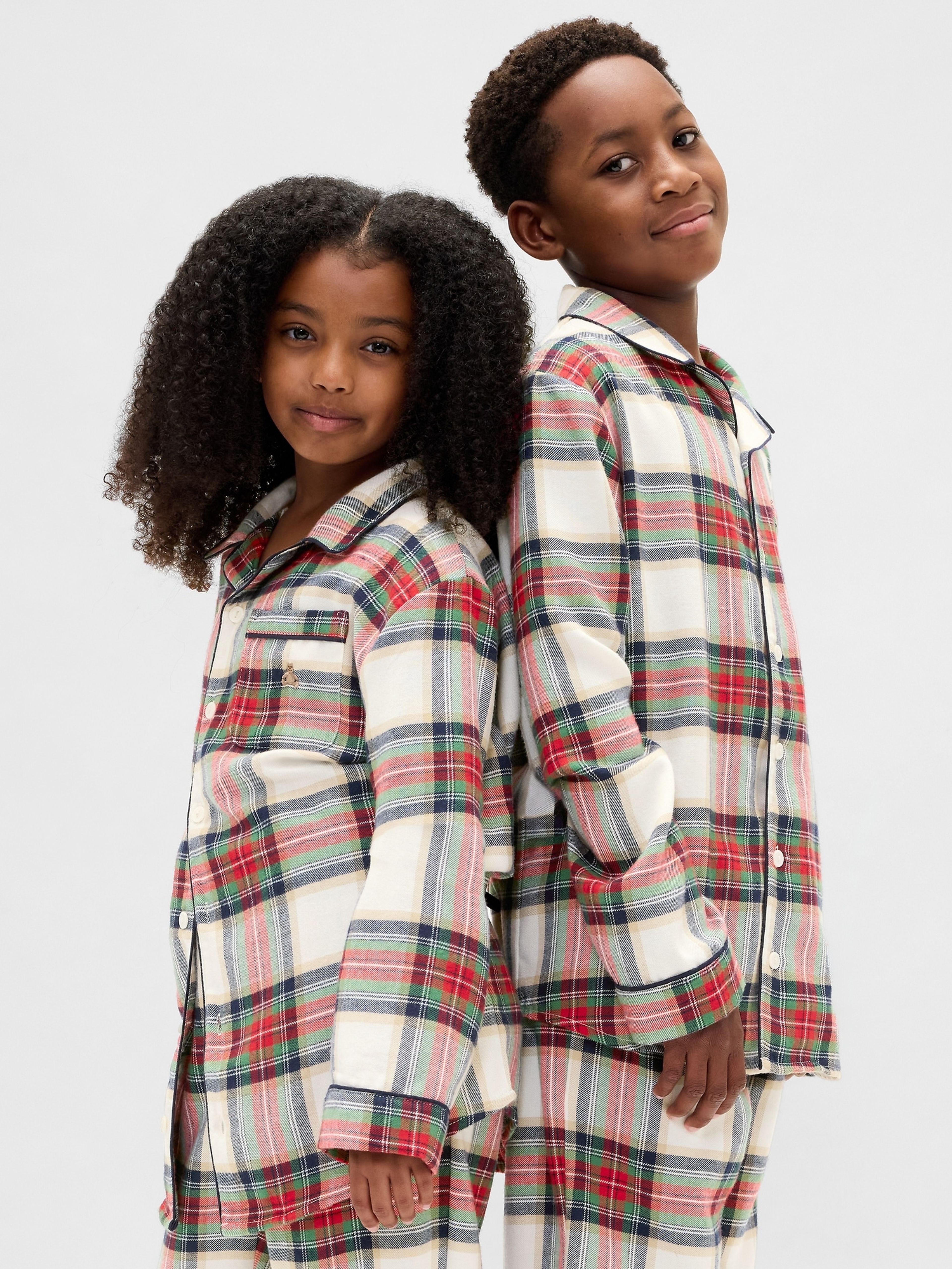 Set de pijama din flanel pentru copii Unisex