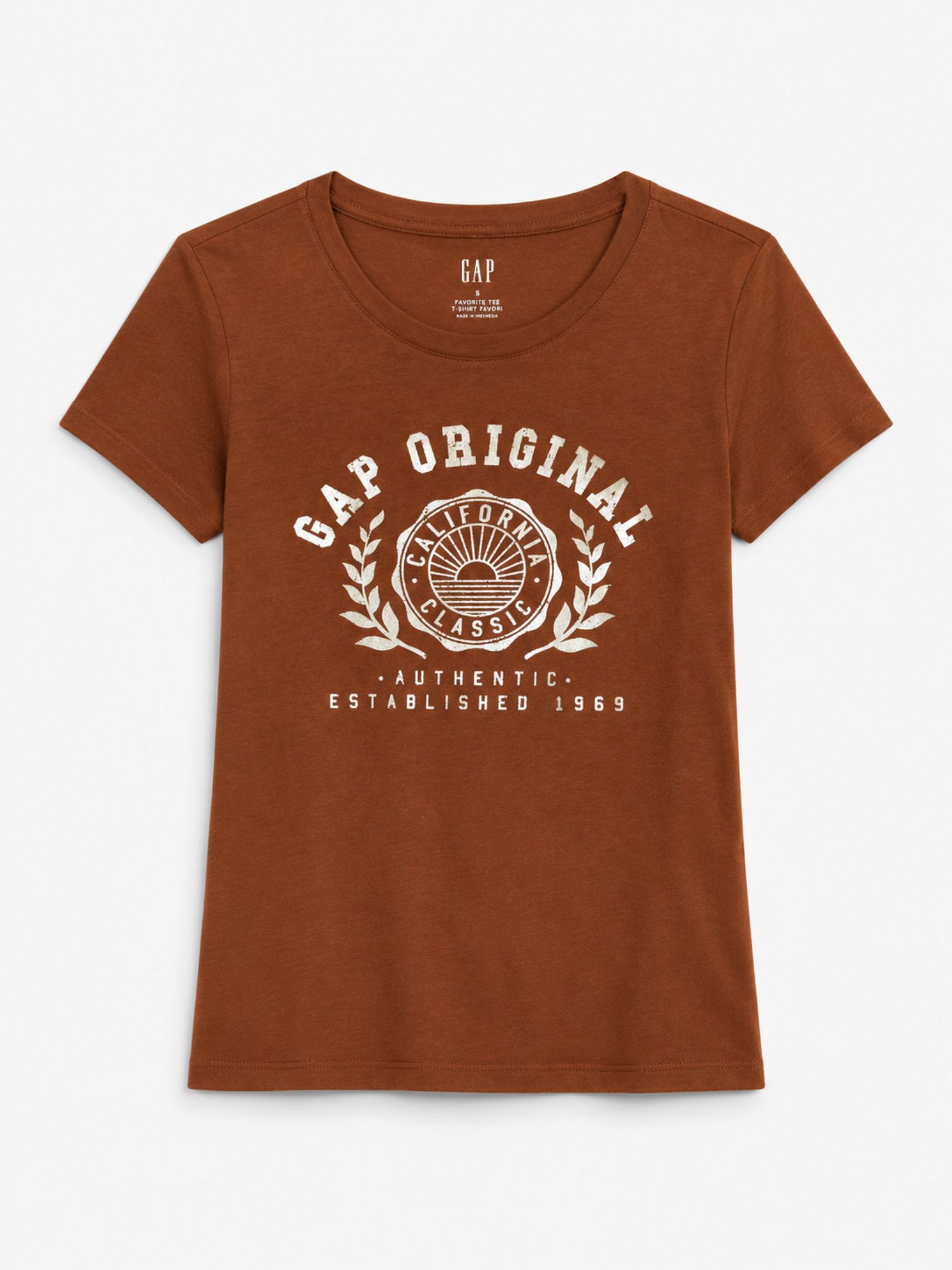 T-Shirt mit Metallic-Logo - 001