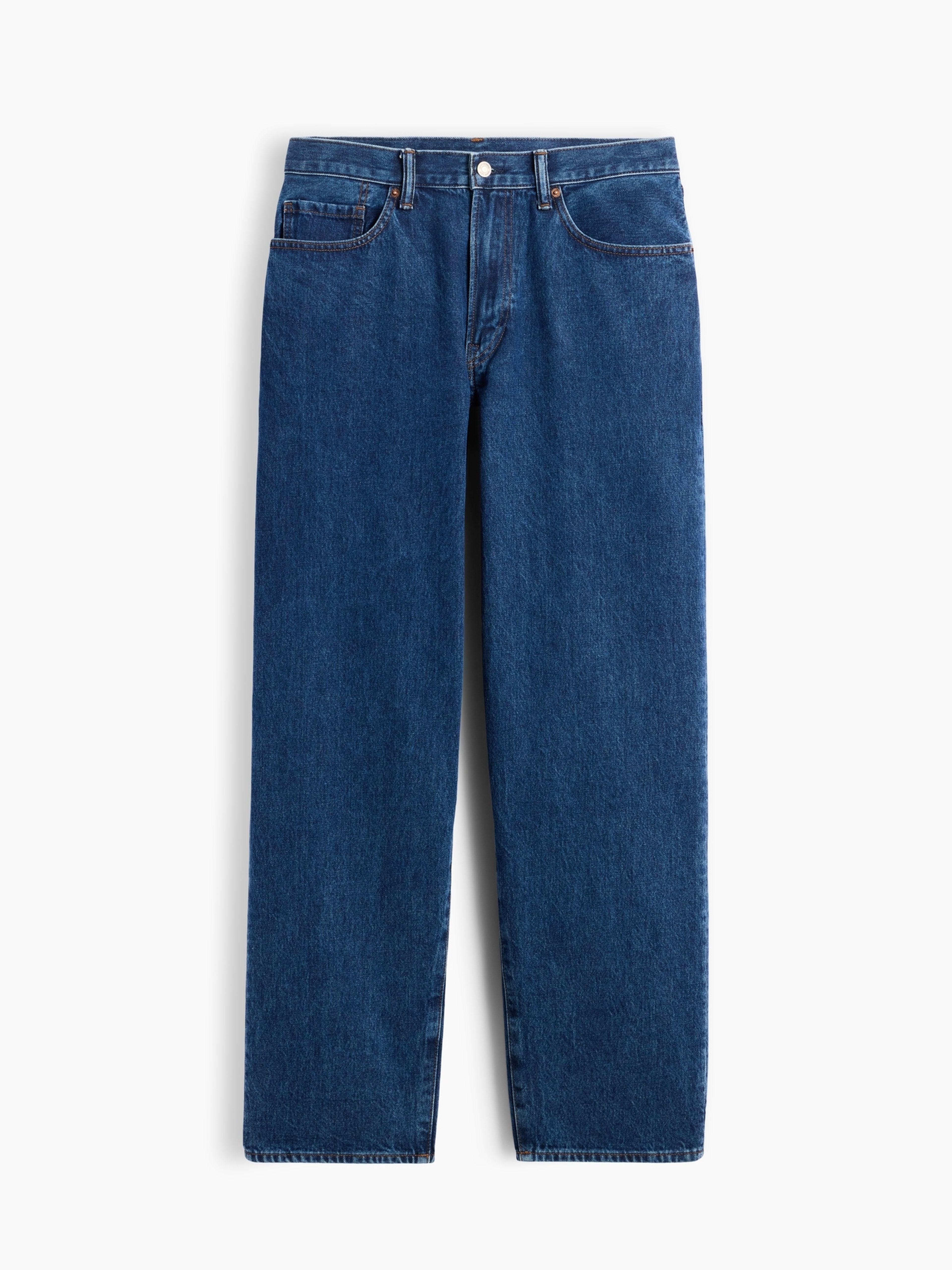 Džínsy Mid Rise Baggy unisex - 007