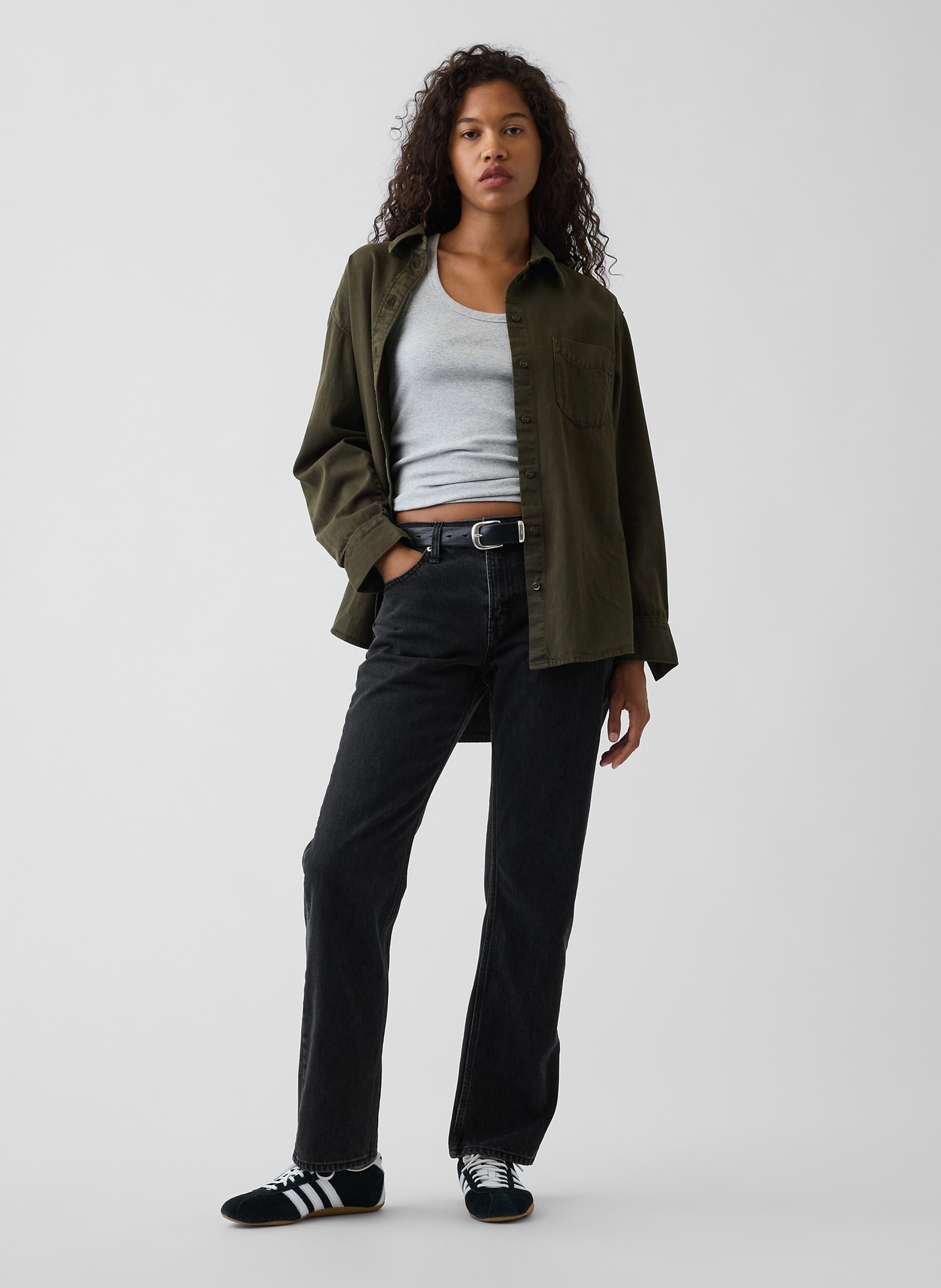 Jean Mid Rise Straight Taper - 006